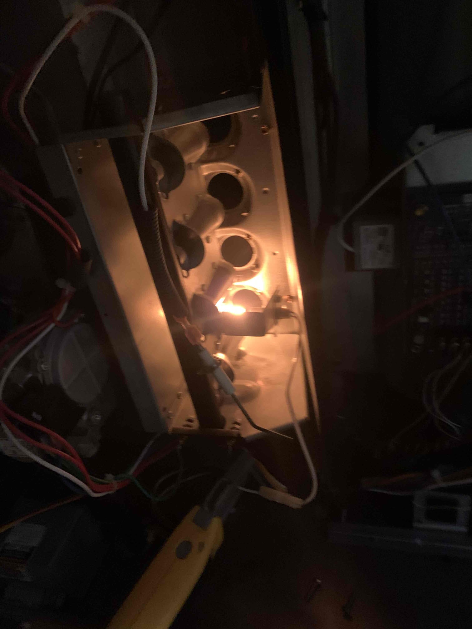 Arrived on site for heating maintenance on 2019 carrier furnace.
1. Visually inspected condenser coil for debris/ dirty.
2. Inspected condenser fan motor.
3. Inspected condenser fan blades.
4. Inspected/ cleaned wiring connections.
5. Tested compressor/ condenser fan motor capacitor.
6. Checked compressor amp draw.
7. Checked condenser fan motor amp draw.
8. Inspected / replaced return filter.
9. Inspected return plenum for debris/ dirty.
10. Inspected evaporator coil.
11. Inspected blower motor/ blower wheel.
12. Checked blower amp draw.
13. Measured temperature differential from supply to return. 20 degrees measured.
14. Inspected drain lines and treated to prevent blockages 
15. Tested inducer motor and pressure switch
16. Tested and cleaned flame sensor

Found elevated levels of particulates in the air with the air report. Recommended using merv 11 4 inch filters as furnace has the capability to take 4 inch filters. Also found slightly elevated levels of CO2 recommended homeowner l