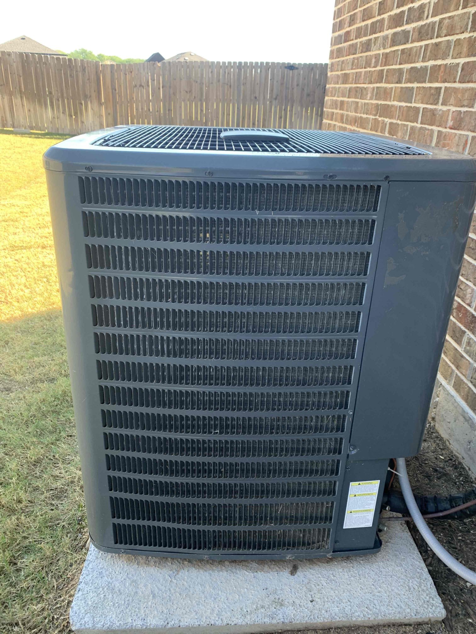 Combing of the condenser fins to straighten them out.

Preformed combing of condenser fins. Presented before and after photos to client.