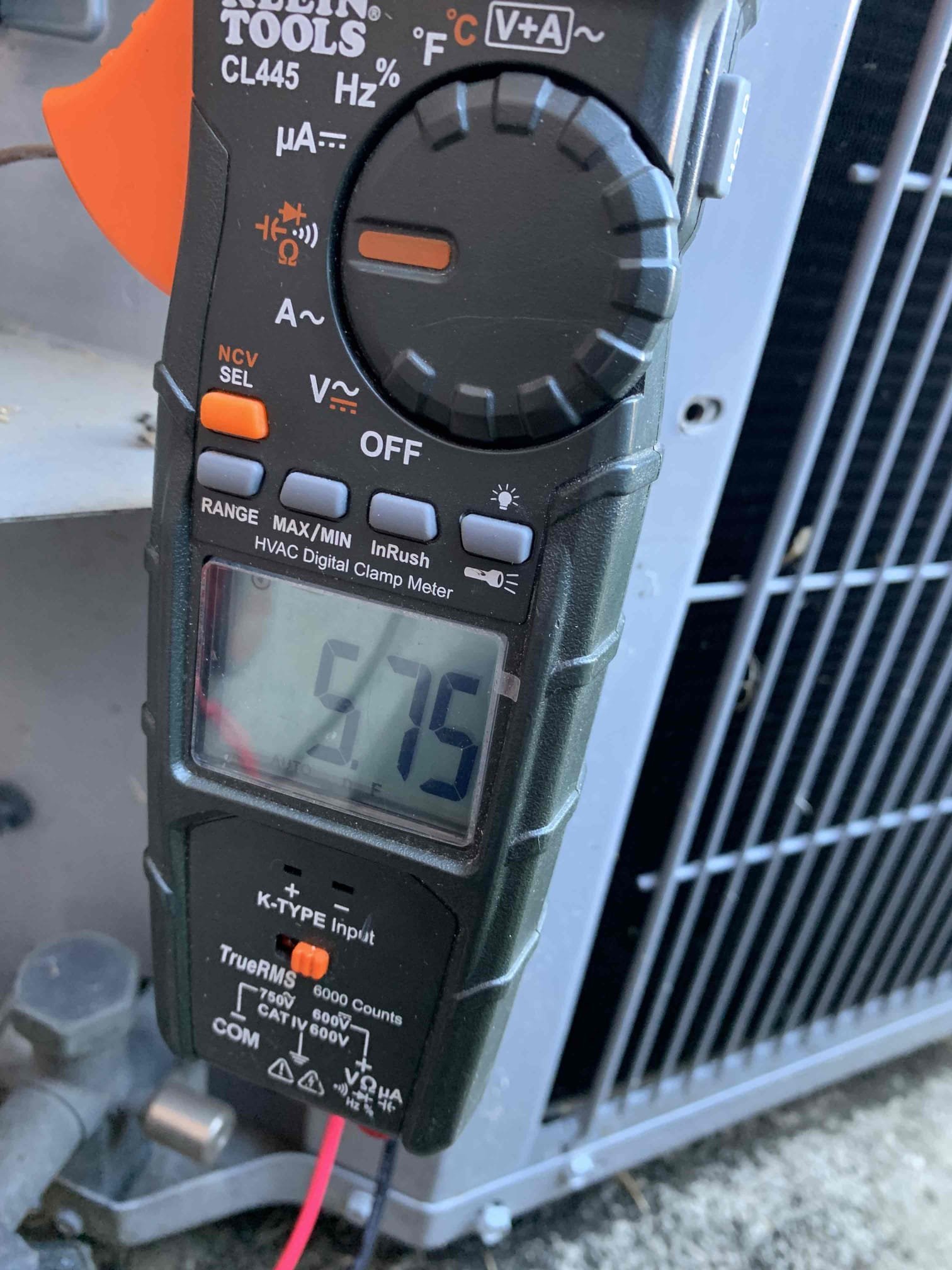 Preformed heating maintenance on a single heat pump system 2021, upon arrival i set up my air advice machine to test the air quality of the home. I proceeded to the attic to inspect all electrical components and cleanliness throughout the unit. All electrical components were testing within manufacturer specifications. I did find that the uv stick has burnt out and is no longer working. I also found a good amount of build up on the blower wheel. I was getting a supply temperature to the home of 111 degree and 72 returning to the unit. I proceeded outside to test all electrical components and start amps of the the compressor and fan motors. While inspection of the electrical components I found that the capacitor is failing on the fan side at 5.75/7.5 and the compressor side is testing within range. The unit’s compressor is also starting above 100 amps. I left estimates for all areas of concern. Unit was back to cooling upon departure. 