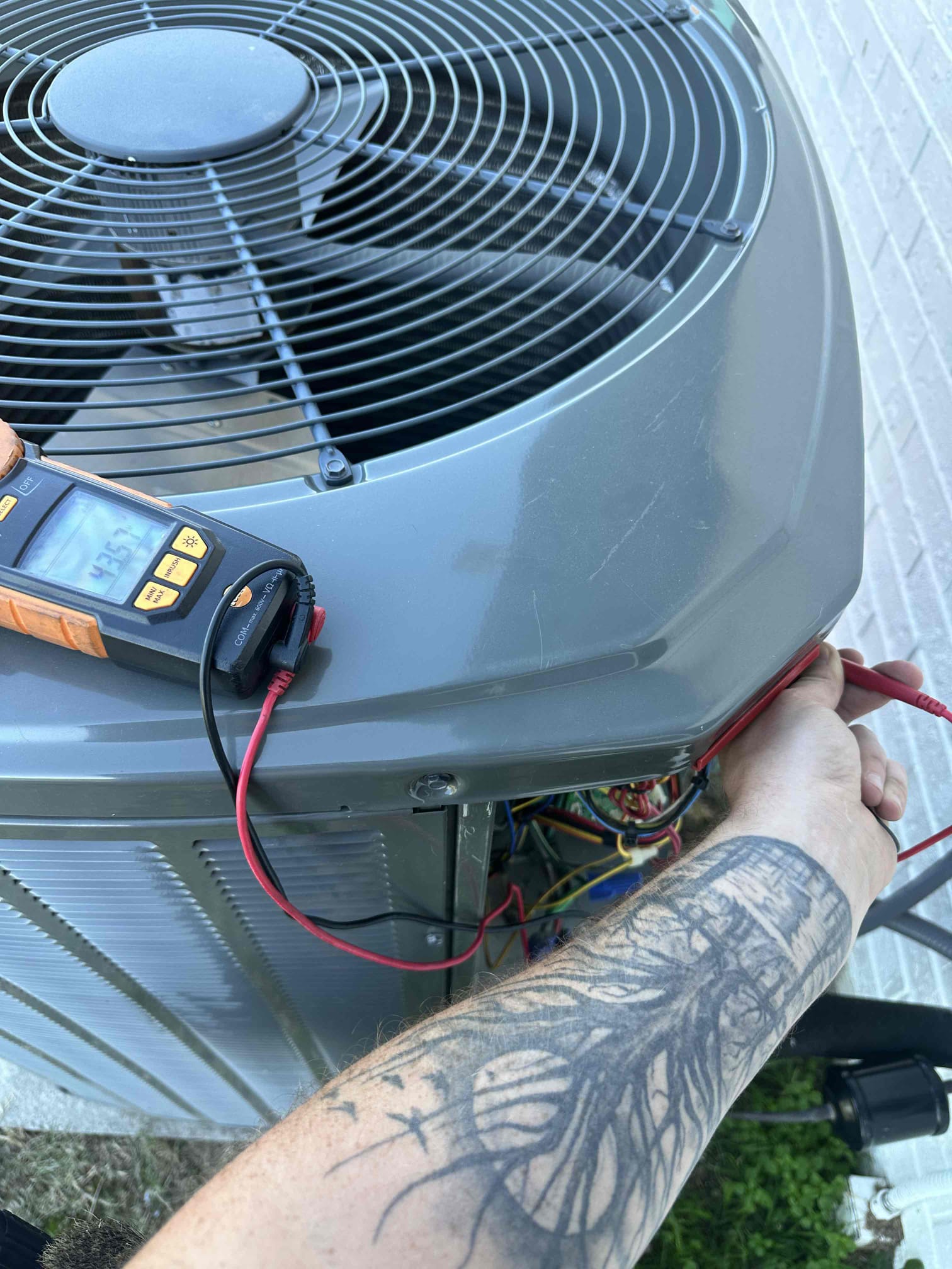 I performed a heating maintenance on heat pump systems from 2019. I checked amps, capacitors, filters, electrical, cleanliness, and safeties. I noticed that one of the ducts is coming off of the main unit. This is causing condensation to form and drip down the plenum. The smaller unit is in need of a hard start kit to assist the compressor. It is making a rough sounding noise when starting up. I observed that the outdoor units do not have surge protection. With winter right around the corner, I advise these safeties to be installed to help protect the equipment.