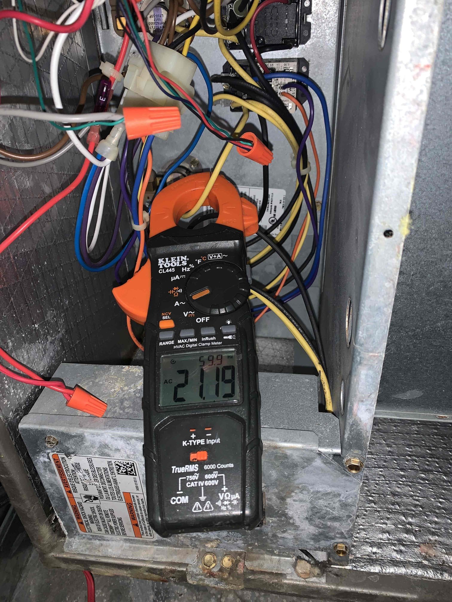 Preformed dryer vent cleaning and changed out 60 amp breaker on air handler. Presented before and after photos to client. Client was satisfied with results.

Preformed heating maintenance on a single system heat pump 2019. Tested all electrical components on the inside unit. All tested within manufacturer specifications. I tested all electrical components on the outside unit. All electrical components tested within manufacturer specifications. When I tested the breaker to turn off the air handler I found that it was faulty. When turning it back on it wouldn’t send power to the unit, unless I pressed the on handled more. This was not allowing it to make a good connection. Homeowner elected to have it replaced. Unit was heating upon departure.

2 POLE CIRCUIT BREAKER 35 - 60 AMP

BREAKERS FAIL IF OVERHEATED OR REPEATEDLY FLIPPED AND WILL NEED TO BE REPLACED. MOST BREAKERS ARE NOT UNIVERSAL AND MIGHT NEED TO BE SPECIAL ORDERED, DEPENDING ON THE PANEL. SPECIAL ORDERS MAY INCUR AN ADDED CHA