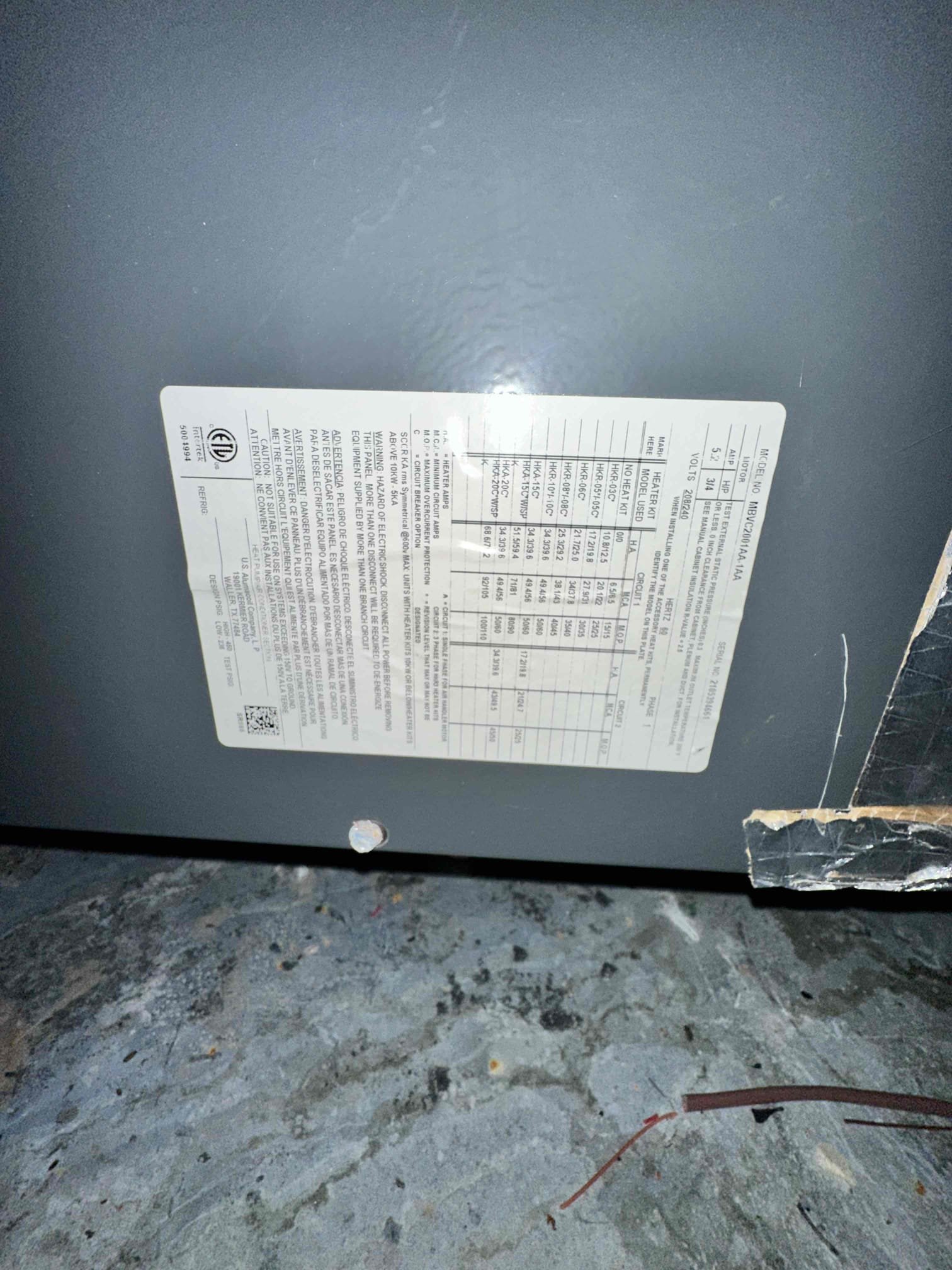 Upon arrival, I found the outdoor unit not running. I found that the outdoor sensor was no longer functioning causing an A2 code on the outdoor. I proceeded inside and found a A08 code on the indoor board. This indicated a communication fault. I noticed a small burn spot on the board and that it wasn’t sending voltage to the outdoor unit. I ordered the control board and sensor at Standard Supply in Allen. The sensor is being shipped in and should arrive some time tomorrow. The unit is currently heating in electric heat. 