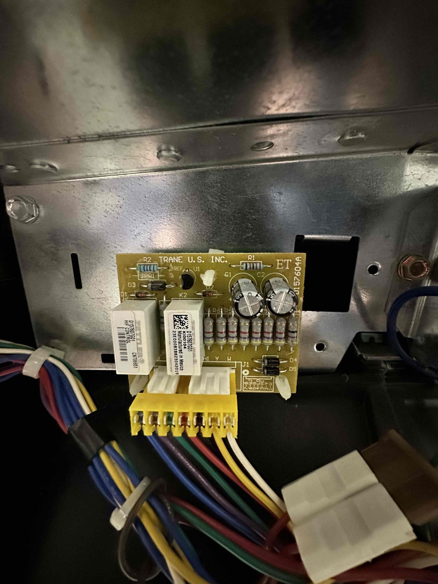 Upon arrival, I found that it was 66 degrees in the gym area with the thermostat set to 74. I proceed to test the system is cooling and found the blower motor was no longer turning on. I verified I was getting voltage on the fan wire. This indicated a failure with the blower control/motor. We will reach out the trane to verify warranty tomorrow and produce pricing for the repair. The issue is not related to the previous work provided. 