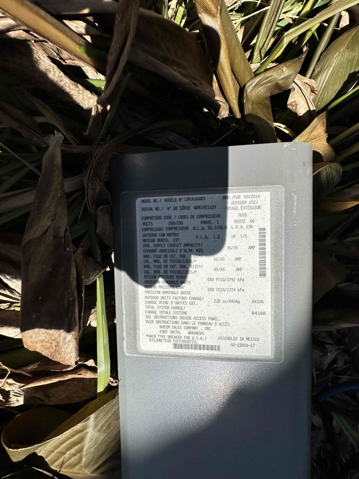 Upon arrival, I found the 24v fuse was popped. I hooked up my short finder and found that the outdoor unit would not continuously run. I proceeded outside and found the low pressure switch would periodically only pass 7v/24v through it. I jumped the switch out of the wiring and got it to run. After a little bit of time, the unit stopped working. I proceeded to further test the indoor and found one of the contactors for the heating kit is shorted out. It is currently reading 1.4ohms. I unwired the bad contactor and the system would run with not vault with the low pressure switch bypassed and bad contactor wired out. We will need to locate the part to be able to price it. Customer wanted to replace the contactor when we replace the low pressure switch. I left the system off with the first contactor unmounted to allow access in the future. I took pictures to indicate the failed contactor.