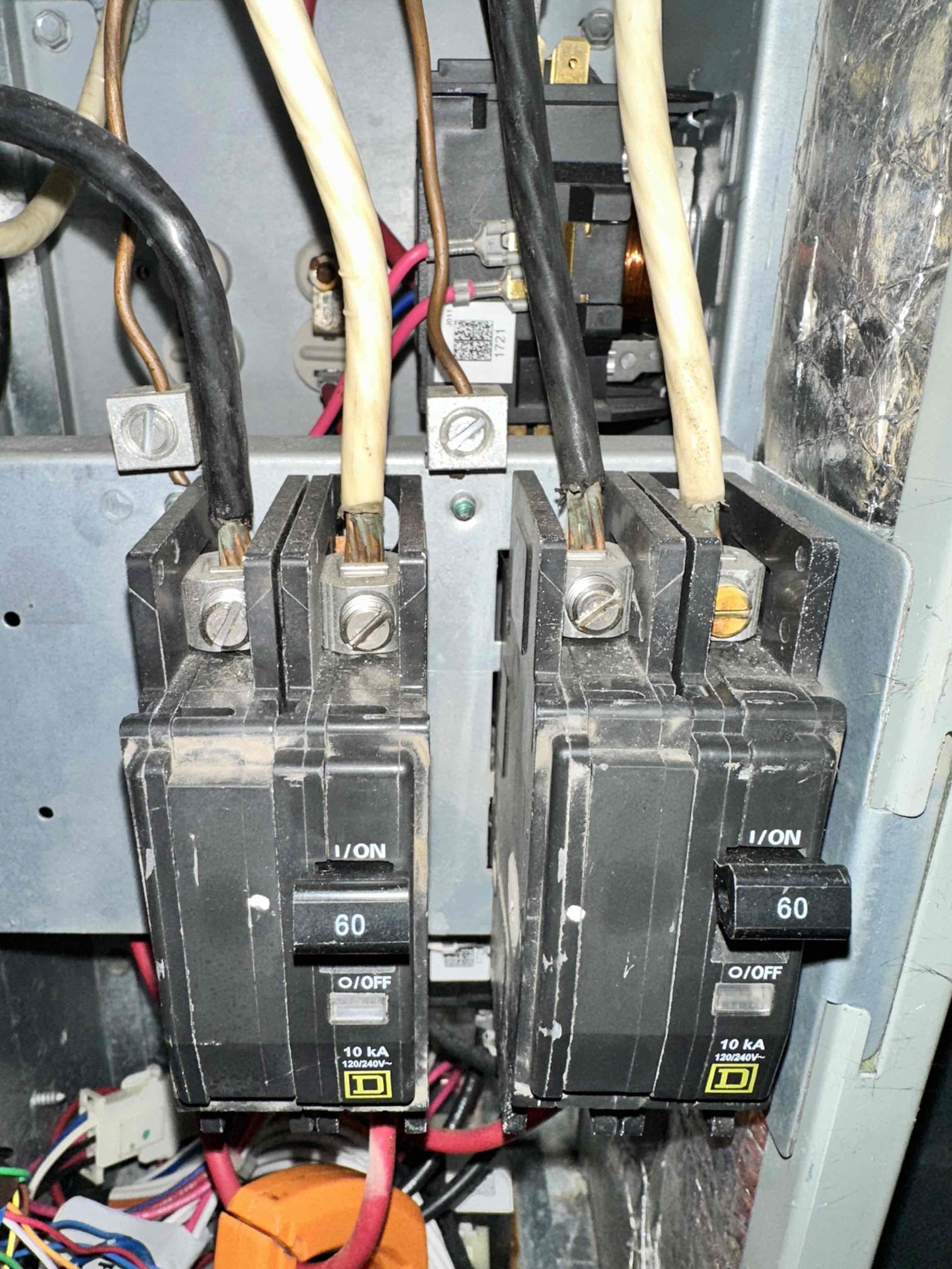 I performed a heating maintenance on a 2017 heat pump. I checked amps, capacitors, electrical, safeties, heating kit, and cleanliness. During testing, I had the system short out on me in the low voltage circuit. After examining the system, I determined that a contactor on the heating kit had shorted out. This resulted in a voltage drop through out the system. Customer approved the replacement of the comtactor and the system was back to operating. I observed that the outdoor unit is starting with high amps from the compressor. This is slowly reducing the capacitors charge and wearing down the compressor. The unit is not currently protected from surges. I offered to install a surge protector and hard start. The customer declined further options. 
