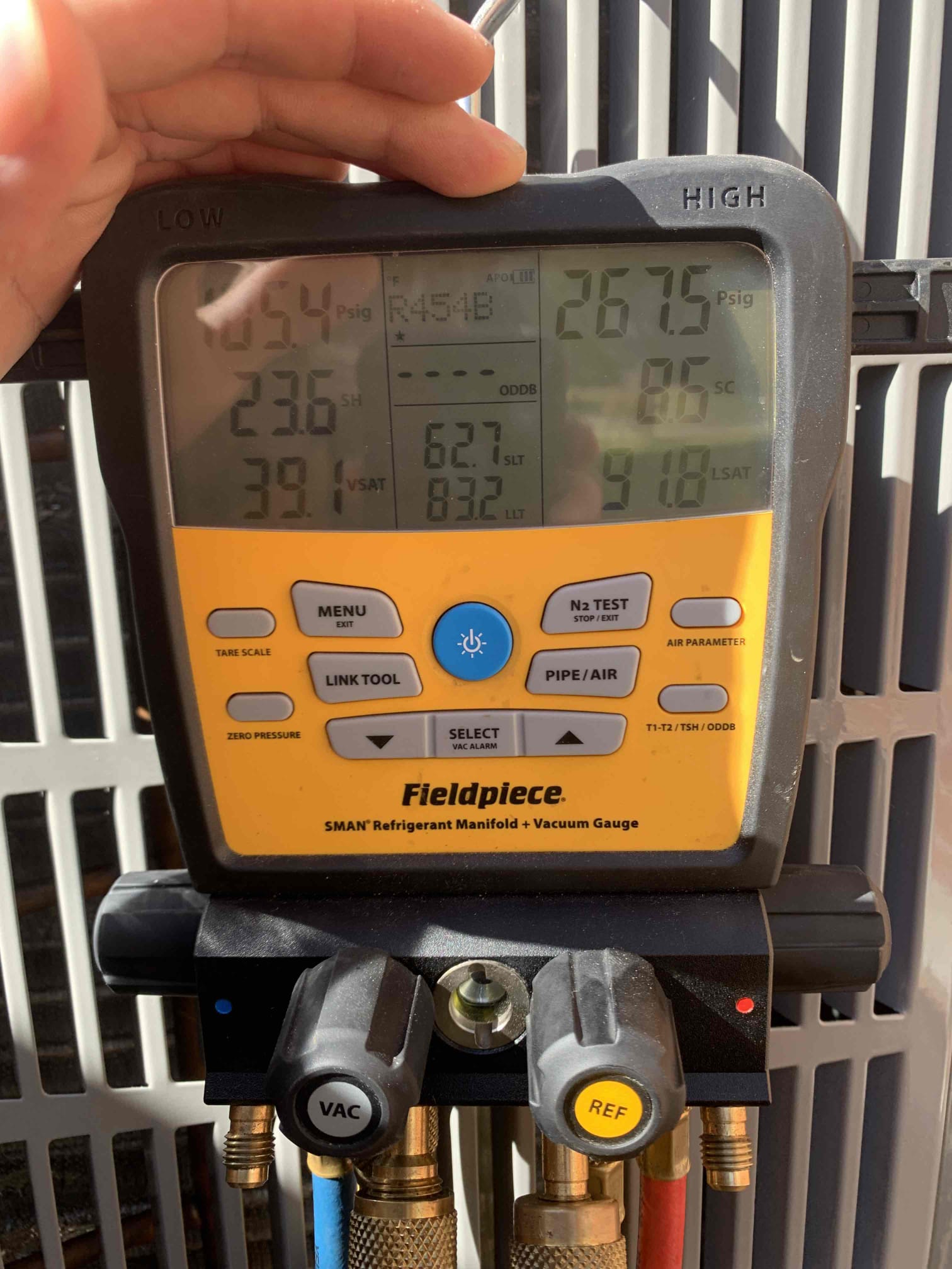 Arrived on site for control board replacement and QC. Replaced control board under warranty. Started inside at t-stat (Trane) turned system down to check over unit. System is level all wiring is good no error codes. Getting over 20 degree temp split. Drain line is draining at this time. System is clean and operating as designed. Outside unit is level all electrical components are good and tight. All components are operating as designed. Pressures were within manufacturer specifications. Tested normal heating operation and found no issues. Assisted homeowner in connecting to thermostat to Wi-Fi and to the app. Also showed homeowner how to replace filter. Discussed surge protection with homeowner not interested at this time. System in good working order upon departure. Thank you for your time.