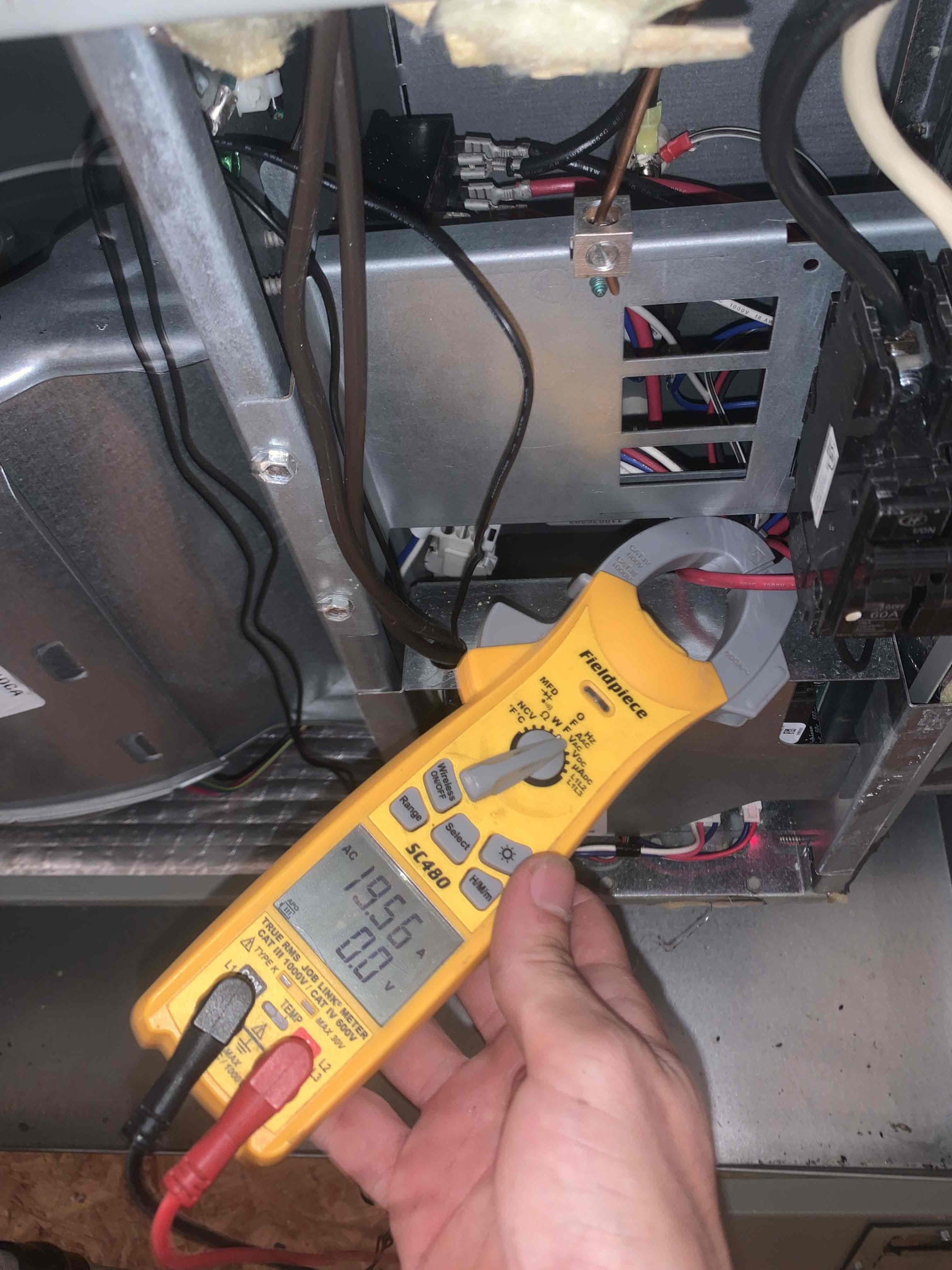 Arrived on site for heating maintenance on 2023 Trane heat pumps. Homeowner stated was all was well with normal system operation. Proceeded with heating maintenance as scheduled.
1. Visually inspected condenser coil for debris/ dirty.
2. Inspected condenser fan motor.
3. Inspected condenser fan blades.
4. Inspected/ cleaned wiring connections.
5. Tested compressor/ condenser fan motor capacitor.
6. Checked compressor amp draw.
7. Checked condenser fan motor amp draw.
8. Inspected / replaced return filter.
9. Inspected return plenum for debris/ dirty.
10. Inspected evaporator coil.
11. Inspected blower motor/ blower wheel.
12. Checked blower amp draw.
13. Measured temperature differential from supply to return. 20 degrees measured.
14. Tested capacitor and contactor (outdoor electrical)
15. Rinsed condenser unit to promote heat exchange
16. Tested emergency heat and found no issues
Unit in good working order upon departure.