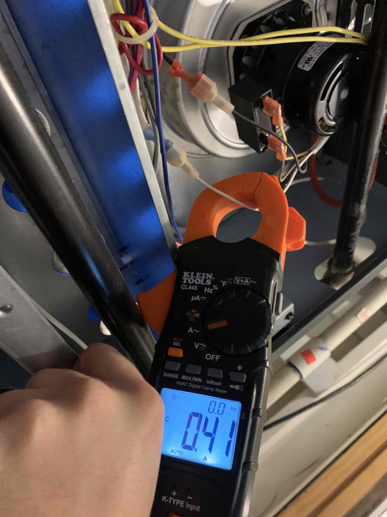 Preformed single system maintenance on a 2021 gas Goodman unit. I began by testing all electrical and safety components. All tested within manufacturer specifications, except for the high temperature limit switch for the heat exchanger. I found that it was bypassed, I also wired it back into the system to test to see if it would trip at the set limit of 150 degrees. It did not shut down the system after going over the 150 mark. I also found that there was not sediment trap on the gas line going into the system. I brought these findings to the clients attention and they elected to have both concerns fixed. I changed the filter for the client 20x25x1. Temperature being supplied to the home was 120 degrees. Unit was cooling upon departure. 