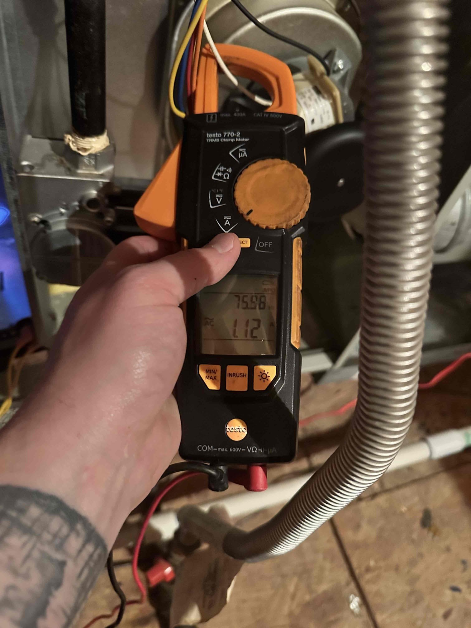 We performed a heating tune up on 4 gas systems. Two systems are from 2023, one is from 2017, and one is from 2014. We checked amps, filters, electrical, cleanliness, air quality, and safeties. The systems are performing well. Customer spoke about an issue with the system that services the dining room area. We could not replicate the issue. The master bedroom unit has an emergency pan that is rusting through. The main living room unit’s blower motor has bearings that are becoming worn. The 2023 unit has a contactor that is heavily pitted and burnt. Customer recently had a power surge and one of the thermostats had been reset. We spoke about adding surge protection to the equipment.
Customer declined options at the time of service for blower motor, emergency pan, contactor, and surge protection. 