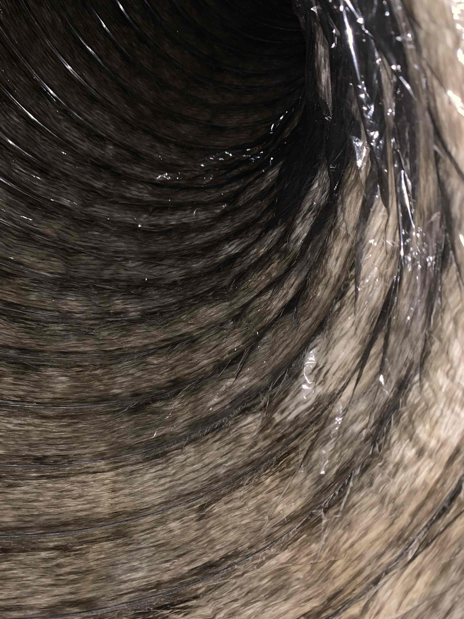 Client requested a duct cleaning estimate to be conducted at one of their properties. Upon arrival i spoke with the renter to get access to the attic to inspect the ducts. There are 2 units in the attic one for upstairs and down stairs. I inspected both units duct runs and plenum boxes they both could benefit from having the ducts cleaned. Tenant did state that she had dust coming out of the vent in the kitchen hen area. I also checked the blower wheels for each unit and they could benefit from a cleaning as well to allow better air flow to the home and help prolong the life of the blower motors. Spoke with property management and they are sending the estimates over to the owner since it is over the maintenance allowance limit. 