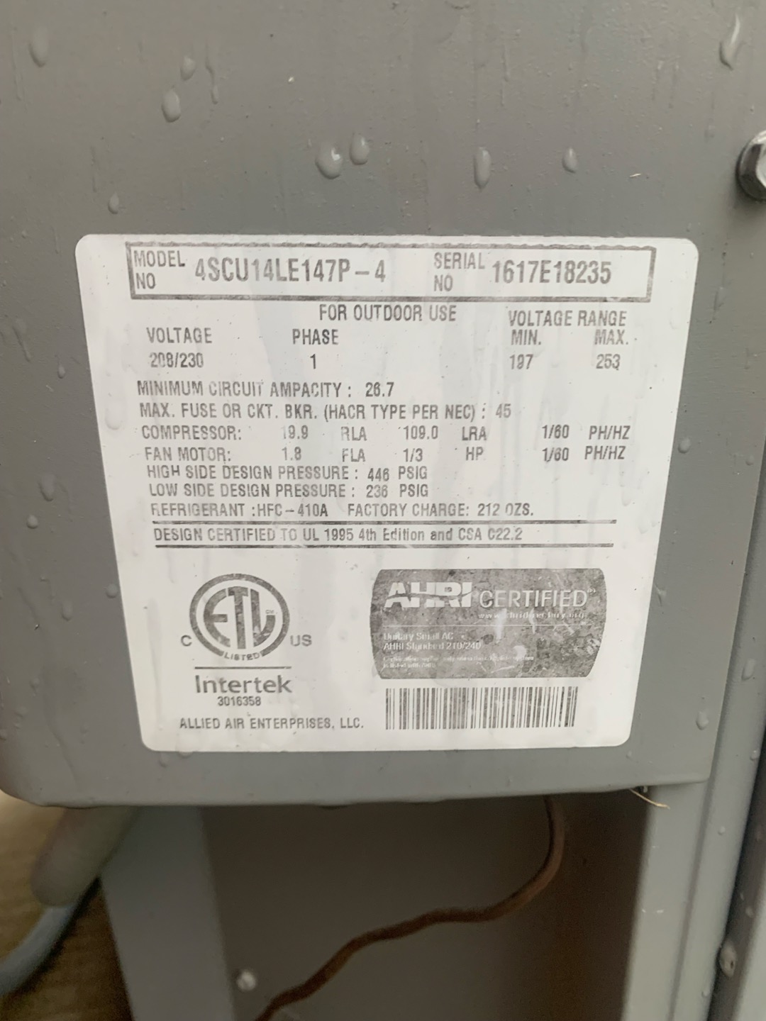 Arrived on site for heating maintenance on 2017 Armstrong air furnace. Homeowner stated he was smelling a dusty smell when the unit kicked on. I asked the homeowner if it was more of a dirty sock smell and he confirmed. I started by cracking open the evaporator coil and inspecting. I noticed a very slight amount of debris around the evaporator and I could not notice any smell coming from the evaporator when I put my head in there. Inspected plenums and noticed a large amount of dust buildup.  Proceeded with maintenance as scheduled.
1. Visually inspected condenser coil for debris/ dirty.
2. Inspected condenser fan motor.
3. Inspected condenser fan blades.
4. Inspected/ cleaned wiring connections.
5. Tested for gas leaks
6. Tested functionality and cleaned flame sensor
7. Tested functionality and cleaned pressure switches and ports
8. Inspected / replaced return filter.
9. Inspected return plenum for debris/ dirty.
10. Inspected evaporator coil.
11. Tested functionality and visually ins