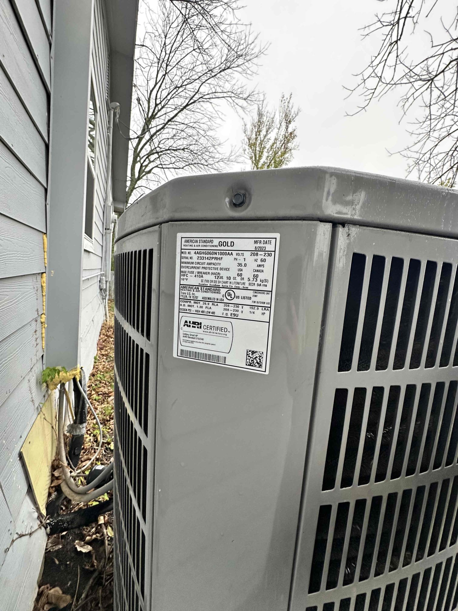 Upon arrival, I found the system operating in both heating and cooling. The outdoor unit is from 2023 and the indoor is from 2012. I found that in a call for cooling or heating the blower motor would not rev up fully. This would result in a pressure switch to be tripped on the outdoor unit. I turned the cycles off and turned the fan on only. The blower would blow harder in the fan on mode than in cooling/heating mode. This failure was likely due to the unit not getting enough air. The system had minimal return air and a dirty filter. I contacted trane and located the part in McKinney. Customer did not want to move forward with repairs at the time of service. I advised the customer to leave the system off to minimize damage to the outdoor unit/evaporator coil. 