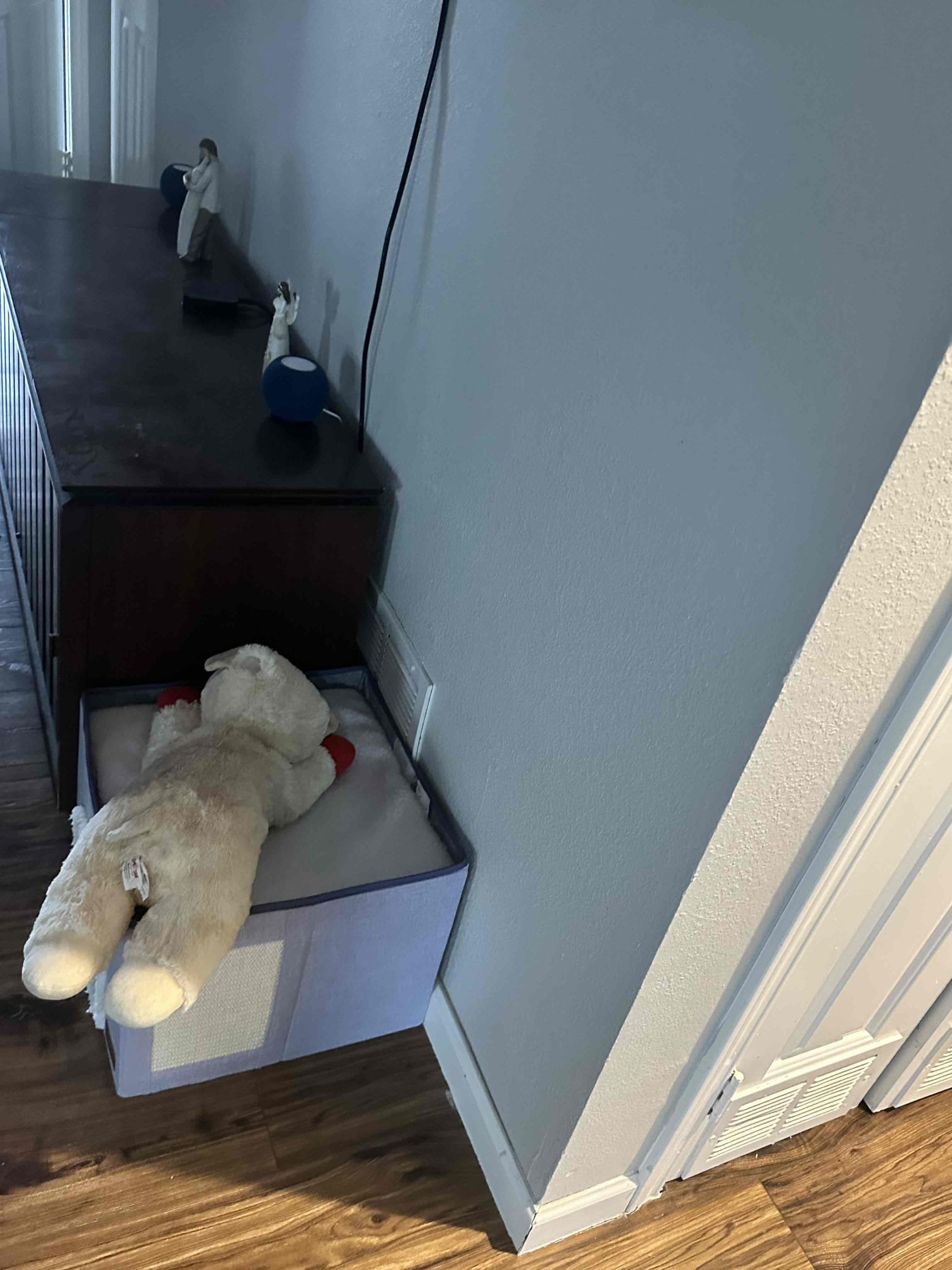 Upon arrival, I found the system operating in both heating and cooling. The outdoor unit is from 2023 and the indoor is from 2012. I found that in a call for cooling or heating the blower motor would not rev up fully. This would result in a pressure switch to be tripped on the outdoor unit. I turned the cycles off and turned the fan on only. The blower would blow harder in the fan on mode than in cooling/heating mode. This failure was likely due to the unit not getting enough air. The system had minimal return air and a dirty filter. I contacted trane and located the part in McKinney. Customer did not want to move forward with repairs at the time of service. I advised the customer to leave the system off to minimize damage to the outdoor unit/evaporator coil. 