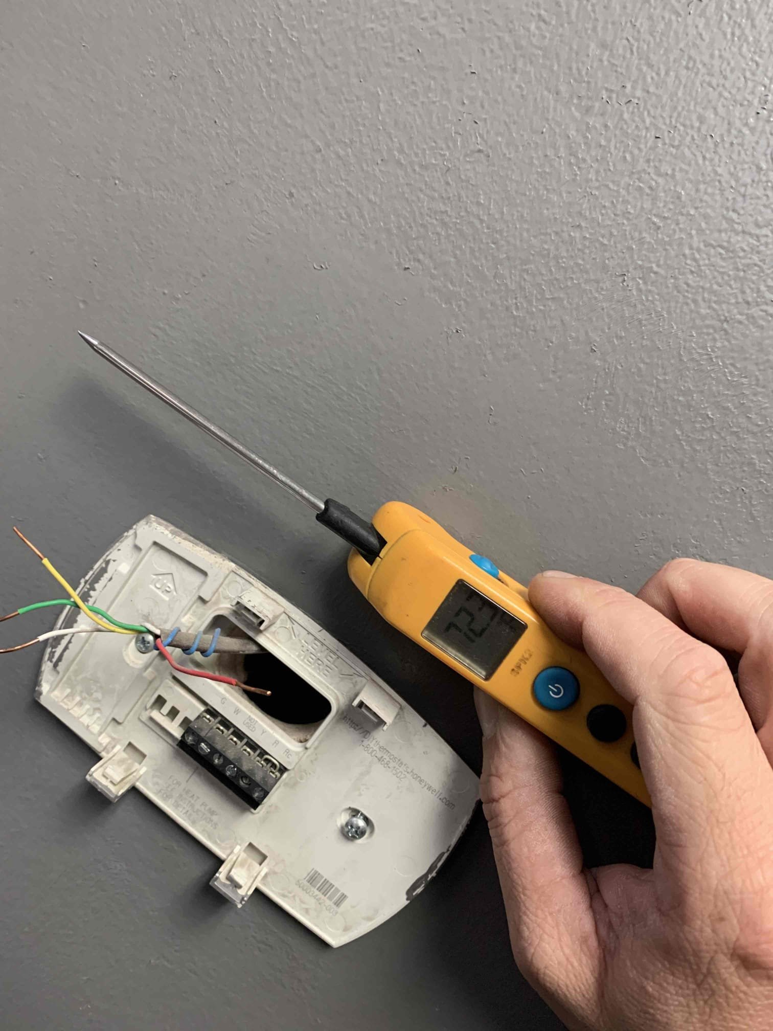 Upon arrival client was having trouble with their current thermostat with it resetting itself after so many hours. I explained that it was running on a schedule. The client stated they haven’t ever set a schedule on it and would like to just replace the thermostat. 

I replaced the thermostat with a T6 pro. Unit was heating upon departure.