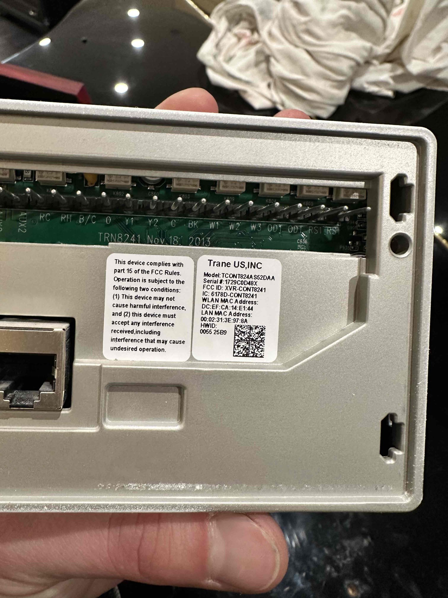 Upon arrival, I installed the heating kit and jumped the kit in and the system began to heat. I rechecked the defrost board and determined it was fully functional. The remaining issue is the thermostat. When the thermostat is bypasses with jumpers, the system is fully operational in heat pump and electric heat. We will need to reach out in the morning to return with a warranty 824 thermostat.