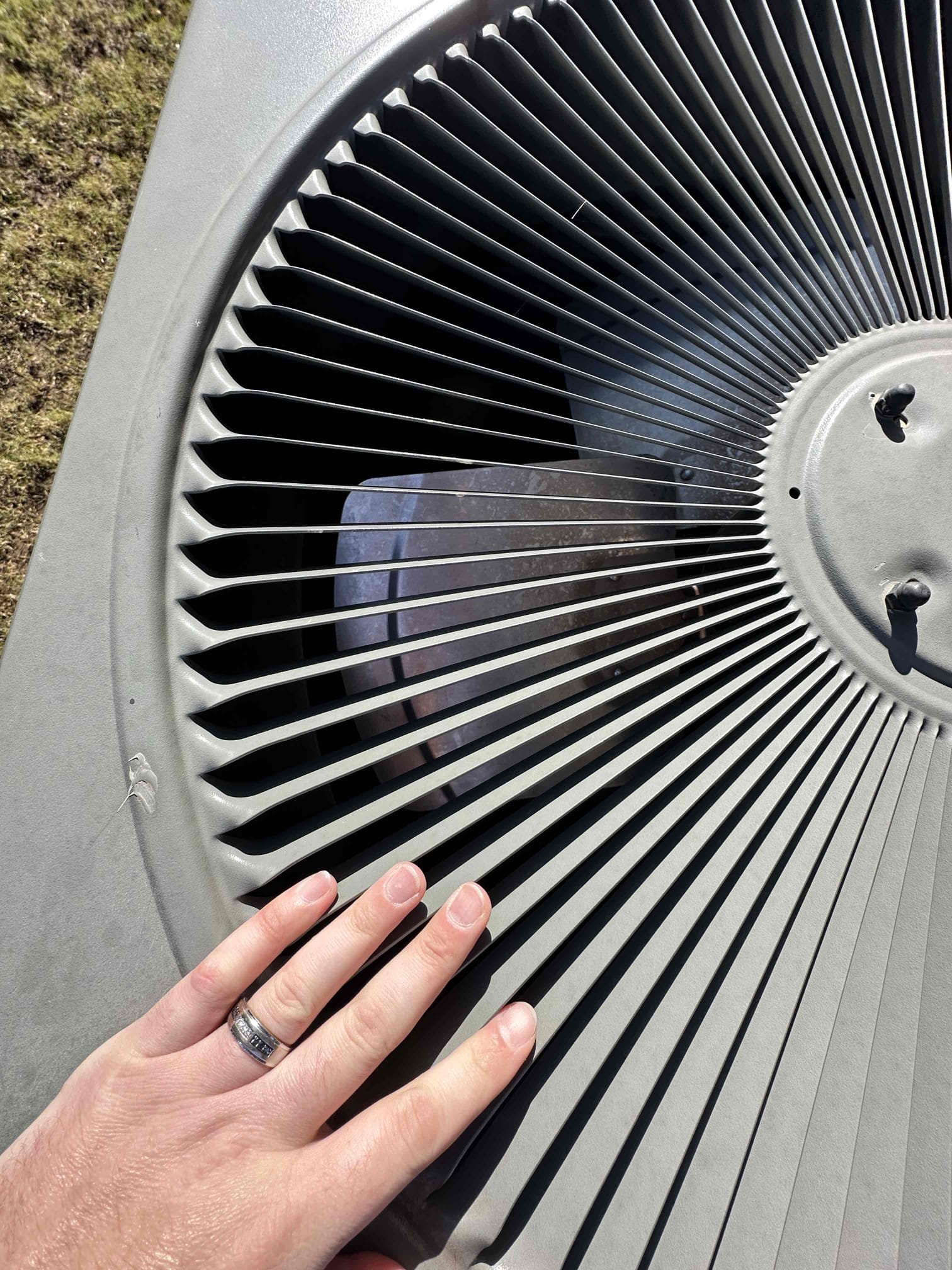 Upon arrival, I found that the discharge temperature sensor is faulty and not allowing the system to heat. I removed the sensor from the wiring and the unit came on. This sensor is a safety function for zoning systems to monitor the temperature being supplied from the system. Without this sensor, damage can occur to the system if other issues arise. I installed a replacement sensor and tested the system and found it to be heating great. Customer spoke about hail damage to the condenser fan blade. Customer wanted to wait before joining maintenance program.

I noticed a duct that was getting melted by the flue pipe. I adjusted the duct away from the flue pipe. 