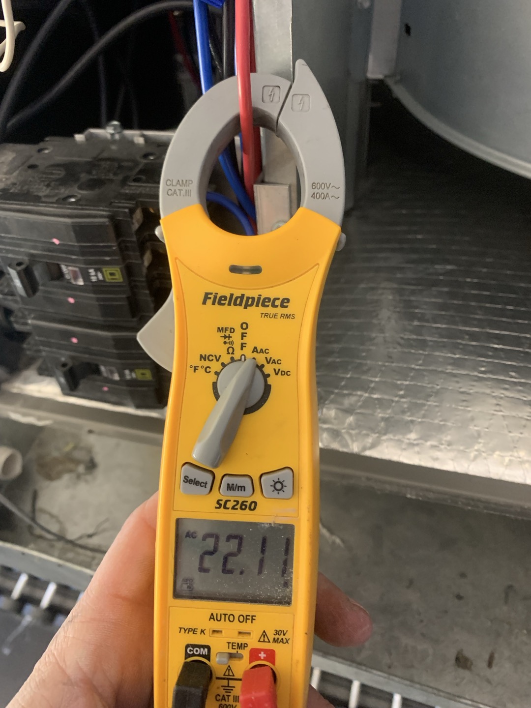 Arrived on site for heating maintenance. Found 33a (left air handeler) thermostat not power on. Tested for 24v volts from common to R and found nothing. Upon further inspection I found a bad fuse. Reviewed and tightened all wire connections and did not find further issues. Replaced 3 amp fuse with a 5 amp fuse and unit powered on and continued to work without issue. Tested electric strip heat on both units and found they were testing within manufacturer specifications. Tested blower amps and replaced filters. Inspected evaporator coil. Noticed decent amount of dust buildup on blower wheels. Outdoor coils are clean. Units heating well upon departure.