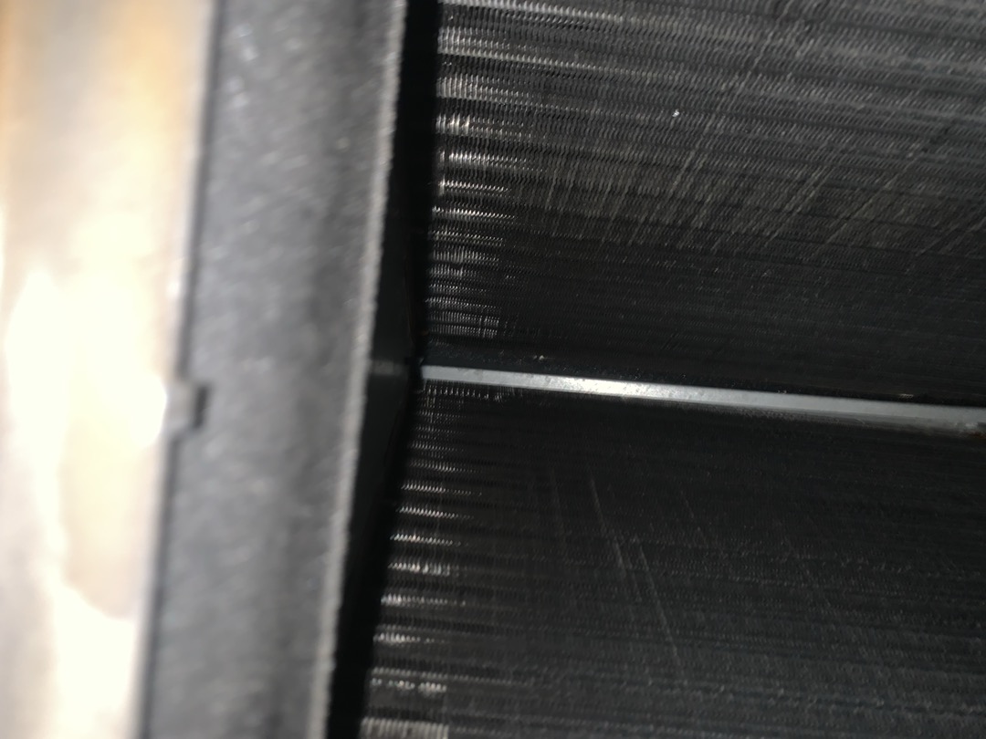 Arrived on site for no heat call. Assisted homeowner in operating Trane  thermostat for other unit that was not having issues. Homeowner stated thermostat had turned off and was unresponsive. Upon inspecting the thermostat I found it was powered on and seem to be cooling. I then tested the drain line with a gallon of water and found no blockage. Upon taking a temperature split I noticed I was only getting about a 10° difference. And then went outside and verified refrigerant pressures and found the low side testing around 60 to 70 psi and high side around 200. I removed the  very dirty filter from the unit and instantly measured a 20° split upon checking pressures. I found 110 on the low side and around 200 on the high side. I then tested zone one damper for the upstairs and zone two for the downstairs and found no issues. Advised homeowner to replace filters every month. Unit in good working order upon departure.