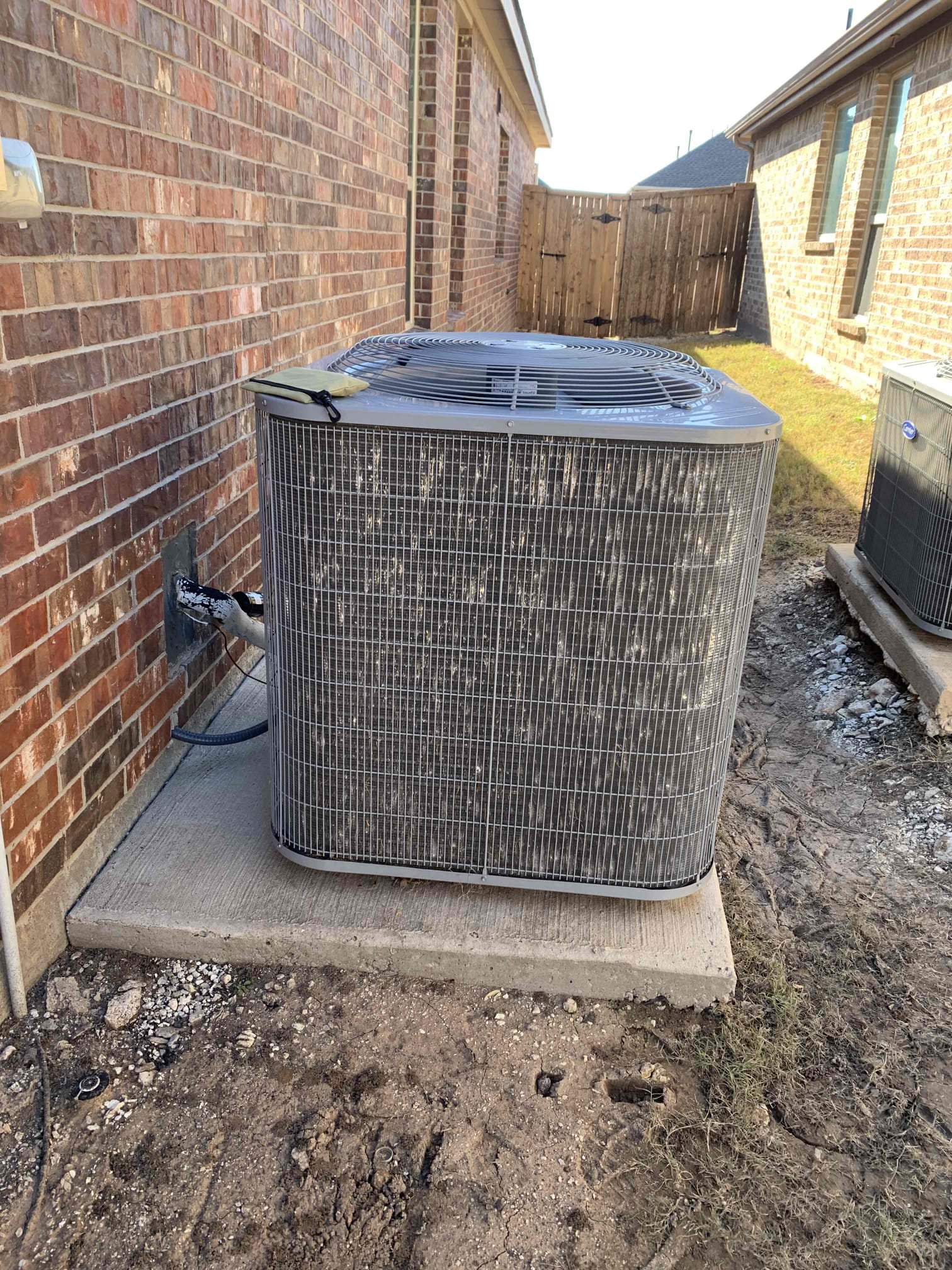 Level 1 condenser combing scheduled for 12/15 at 10-12 window of arrival. Once work is completed. Invoice can be emailed out with before and after photos. 