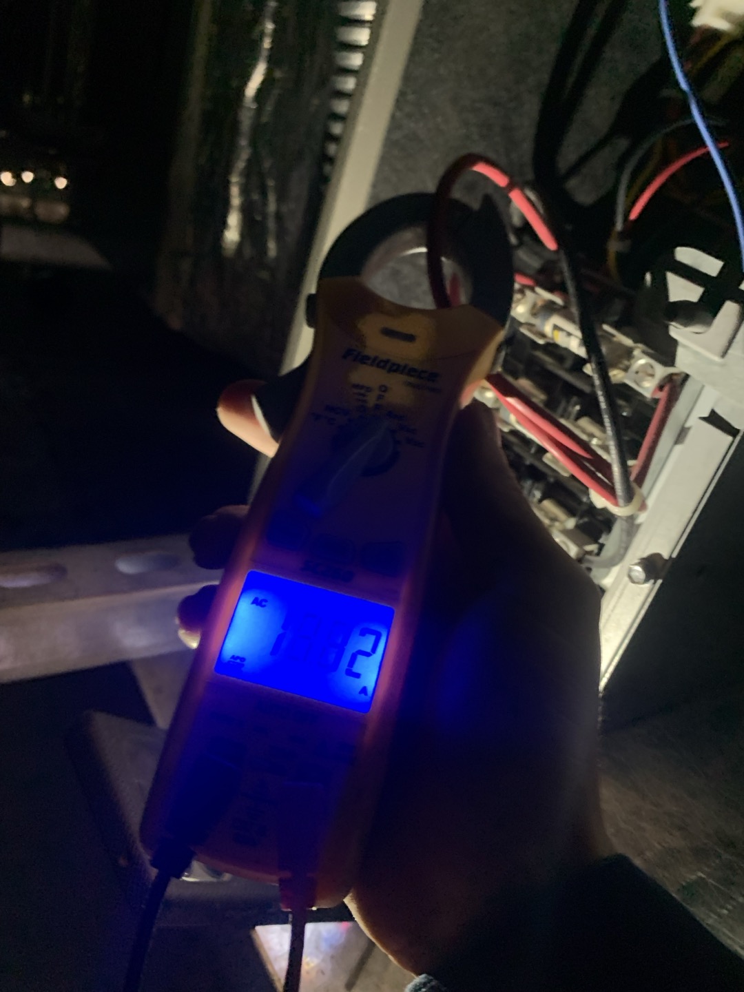 1. Visually inspected condenser coil for debris/ dirty.
2. Inspected condenser fan motor.
3. Inspected condenser fan blades.
4. Inspected/ cleaned wiring connections.
5. Tested compressor/ condenser fan motor capacitor.
6. Inspected / replaced return filter.
7. Inspected return plenum for debris/ dirty.
8. Inspected evaporator coil.
9. Inspected blower motor/ blower wheel.
10. Checked blower amp draw.
11. Measured temperature differential from supply to return. 20 degrees measured.
12. Tested capacitor and contactor (outdoor electrical)
13. Rinsed condenser unit to promote heat exchange
14. Tested electric heat and found no issues

AHU-2 all is well no issues at this time
AHU-3 all is well no issues at this time