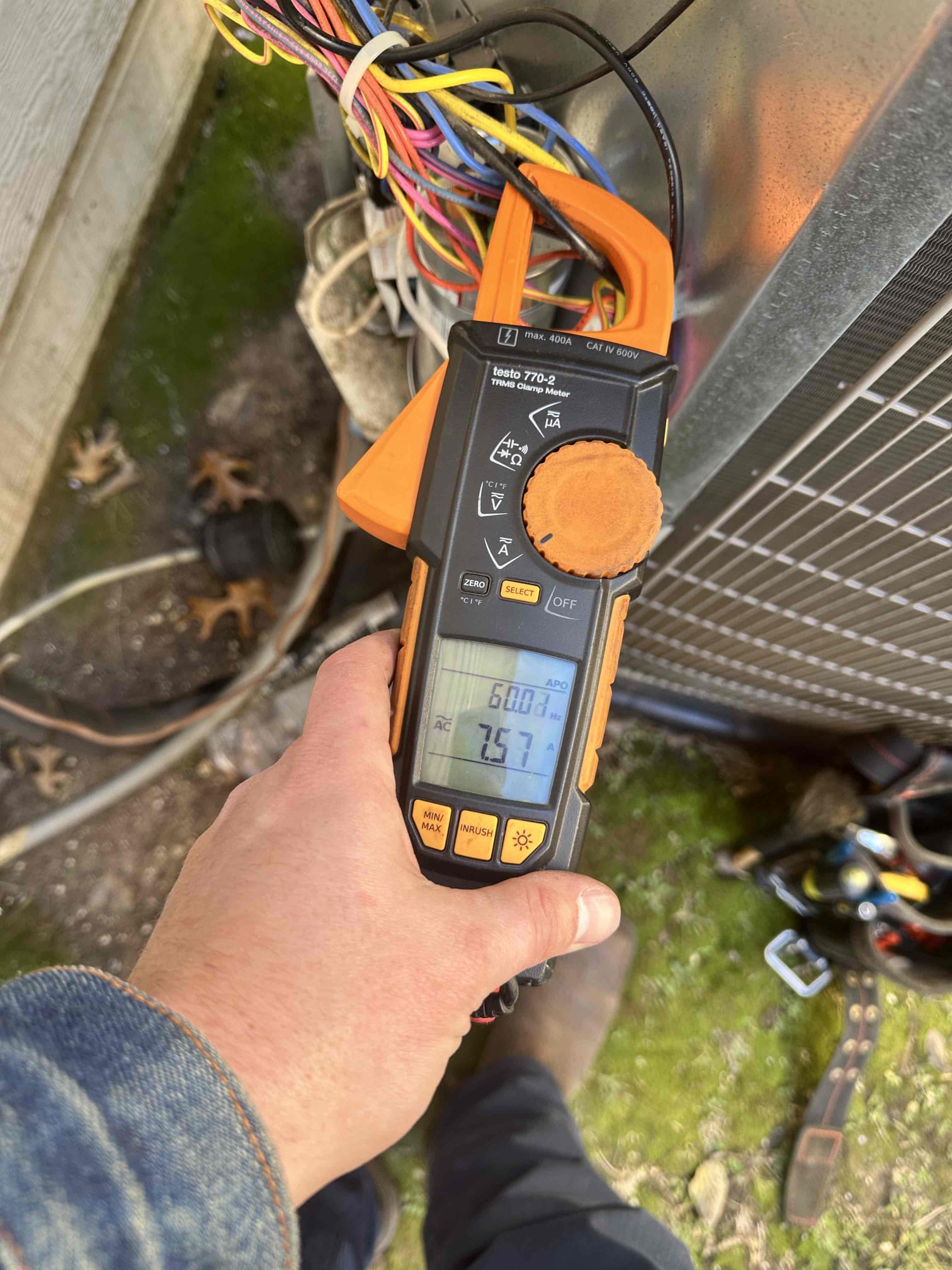 Upon arrival, I discovered that outdoor unit did not have any power to it. I verify that my disconnect is functioning properly. I proceeded inside and located a tripped breaker in the panel. I attempted to cycle it but it tripped instantly. I unhooked the compressor and performed the same test. It tripped again. I performed the test another time, but with the compressor wired in and the fan motor wired out. The unit tripped instantly. I ohmed the motor and found that there are busted windings. I observed that the contactor is worn. I reached out to the landlord to get approval for a contactor and condenser fan motor. I installed a new motor, a contactor, and a capacitor for the motor. I took the supply temperature and have a 30+ degree temperature rise. System does not have a back up source of, heat for the system. Customer elected to have the invoice payment link sent to him. System is heating upon departure.