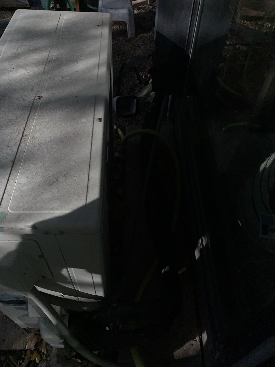 1. Visually inspected condenser coil for debris/ dirty.
2. Inspected condenser fan motor.
3. Inspected condenser fan blades.
4. Inspected/ cleaned wiring connections.
5. Inspected / cleaned return filter.
6. Inspected evaporator coil. Clean
7. Inspected blower motor/ blower wheel.
8. Checked blower amp draw.
9. Measured temperature differential from supply to return. 110 supply 74 return measured.
10. Rinsed condenser unit to promote heat exchange
 
Perform dryer vent cleaning and showed pictures of finished product and before pictures to customer. Unit in good working order at this time.