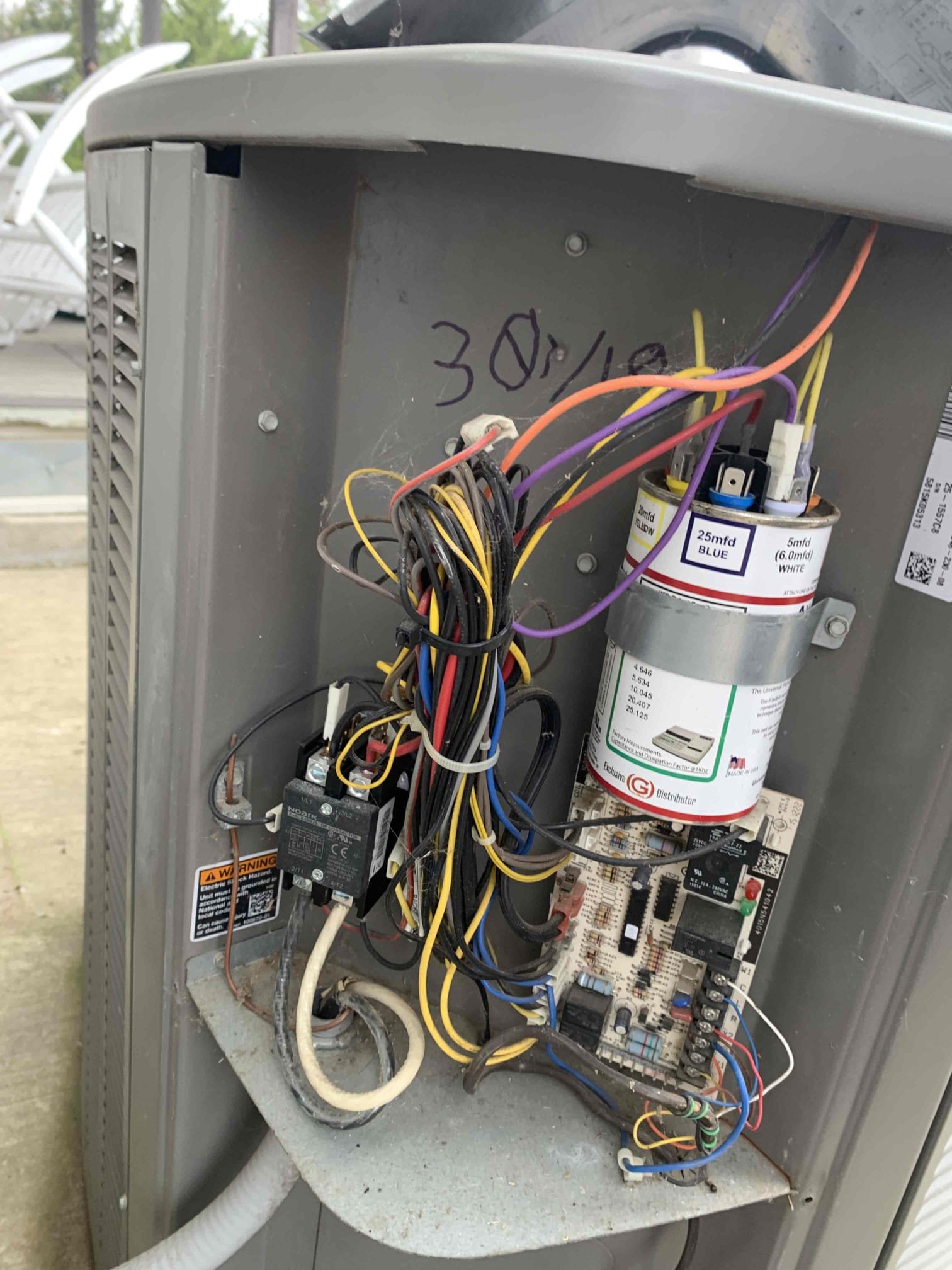 Preformed single system heat maintenance(heat pump)

Tasks performed.
1. Visually inspected condenser coil for debris/ dirty.
2. Inspected condenser fan motor.
3. Inspected condenser fan blades.
4. Inspected/ cleaned wiring connections.
5. Tested compressor/ condenser fan motor capacitor
6. Checked refrigerant pressures.
7. Checked compressor amp draw. testing out of manufacturer specifications at over 100amps. Manufacturer specifications are 104 amps.
8. Checked condenser fan motor amp draw.
9. Inspected / replaced return filter.
10. Inspected return plenum for debris/ dirty.
11. Inspected evaporator coil
12. Inspected blower motor/ blower wheel.
13. Checked blower amp draw.
14. Measured temperature differential
15. Inspected drain lines.
16. Washed condenser unit.
17. Tested contactor - Contactor testing below manufacturer specifications at 10 ohms, manufacturer specifications are 15-20ohms

Also on inspection I found the plenum boxes and duct work to have dust/debris in them. I prov