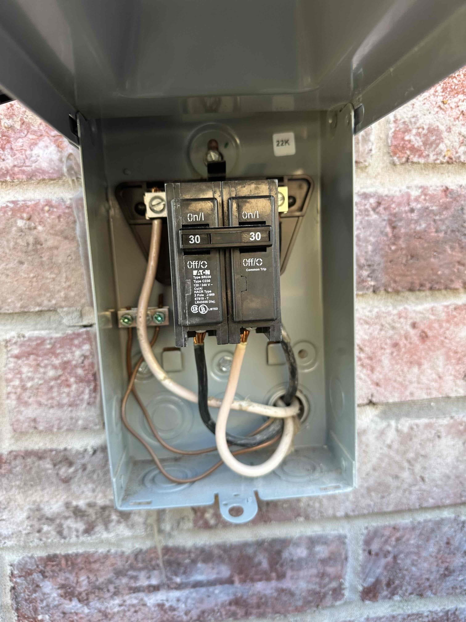 Upon arrival, I found that the disconnect breaker was tripped. The breaker is a 30amp but the unit requires a 35amp. I discovered that the compressor is internally shorted. This is likely due to acid in the refrigerant line from a previous repair/replacement. I advised the customer if the best possible repair. That entails replacing the compressor, the TXV, the refrigerant filter, replacing the incorrect breaker(complimentary), and flushing the entire line set with an acid neutralizing chemical. From what I can tell, the unit is in major need of a dump duct above the stairs to limit the amount of liquid refrigerant returning to the compressor. I priced the repair with and without membership. Also, I provided a price to run a 10” dump duct above the stairs. This may not be doable due to limited access. 
I did not install the hard start due to additional findings.