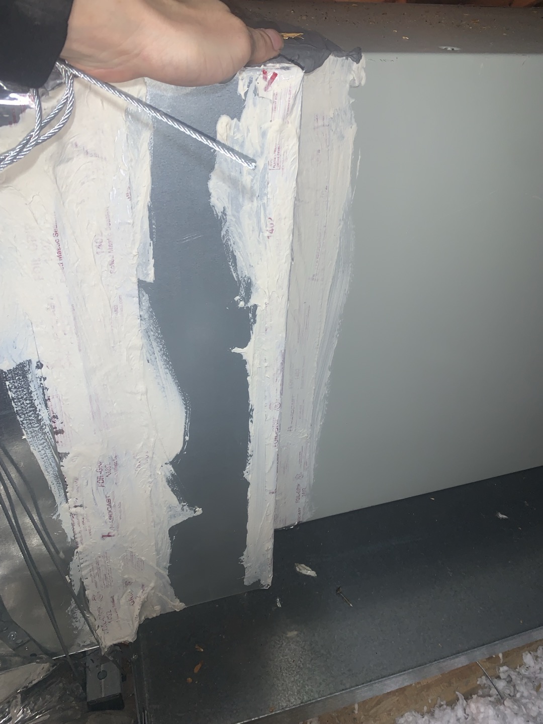 1. Visually inspected condenser coil for debris/ dirty.
2. Inspected condenser fan motor.
3. Inspected condenser fan blades.
4. Inspected/ cleaned wiring connections.
5. Tested compressor/ condenser fan motor capacitor.
6. Checked compressor amp draw.
7. Checked condenser fan motor amp draw.
8. Inspected / replaced return filter.
9. Inspected return plenum for debris/ dirty.
10. Inspected evaporator coil.
11. Inspected blower motor/ blower wheel.
12. Checked blower amp draw.
13. Measured temperature differential from supply to return. 20 degrees measured.
14. Tested capacitor and contactor (outdoor electrical)
15. Rinsed condenser unit to promote heat exchange
16. Tested emergency heat and found no issues


Found return Plenum dirtier than expected as well as high particular matter on air quality report. Recommend air scrubber to ionize fine particulars in the air, causing them to clump together and get picked up by the filter or become heavy enough that they settle. Also noticed no se