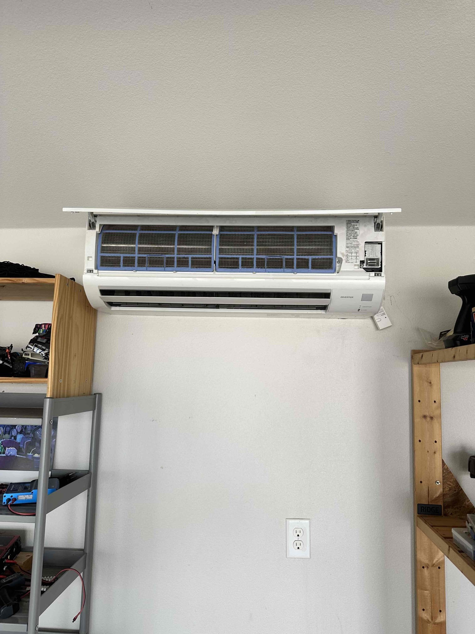 Upon arrival, I checked main power supply at the disconnect. I discovered that there was not any power being supplied. Customer stated it was performing great, but it was turned off for the solar guys to work. The unit has not operated since then. I traced power back to the main breaker box. I located an unlabeled 50amp breaker in the off position. I turned it on and the mini split regained power. I tested the mini split in heating mode and yielded a fantastic temperature split. Customer had to leave to go back to work. I collected my dispatch and got signatures. 