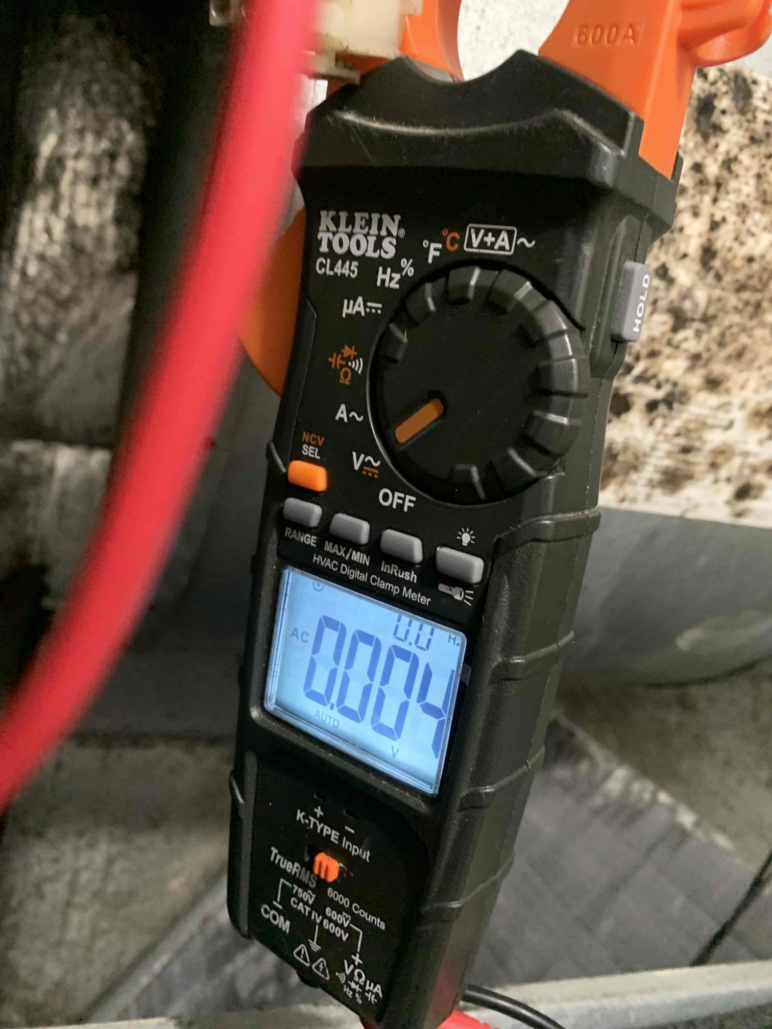 Upon arrival I started inspecting the unit from he inside. I provided a call for heat and nothing came on, I then provided a call for cooling and nothing came on again. I tested for power to the thermostat and I was getting 0volts of power. I then proceeded to check the main circuit breaker box and found he air handler breaker to be in the office position. I turned he breaker back on and tested for power at the air handler breaker and I was getting 240 volts coming in but 0 volts being supplied out. This tells me that the circuit breaker foe he air handler is burnt out and is not working properly. I called he client and explained to him what was going on and provided estimate to have breaker changed out. He elected to not go with the estimate. Unit is still down and not working at the time of departure. 