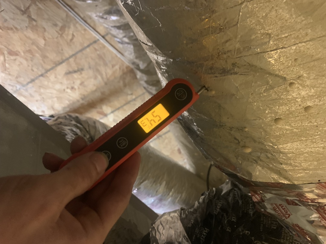 Arrived on site for QC visit on new install. Homeowner stated all was well with normal system operation. System is level all wiring is good no error codes. Tested normal heating operation. Measured 140 supply. Tested heat kit. Drain line is draining well at this time. Outside unit is level all electrical components are good and tight. All components are operating as designed. Added refrigerent to manufacturer specification. Notice a small amount of air leakage on supply plenum and rust around an improperly sealed duct. Also noticed no surge protection on the system. Discussed options for getting both of these issues addressed. Homeowner requested some time to think over the recommendations. Unit in good working order upon departure. Thank you for your time.