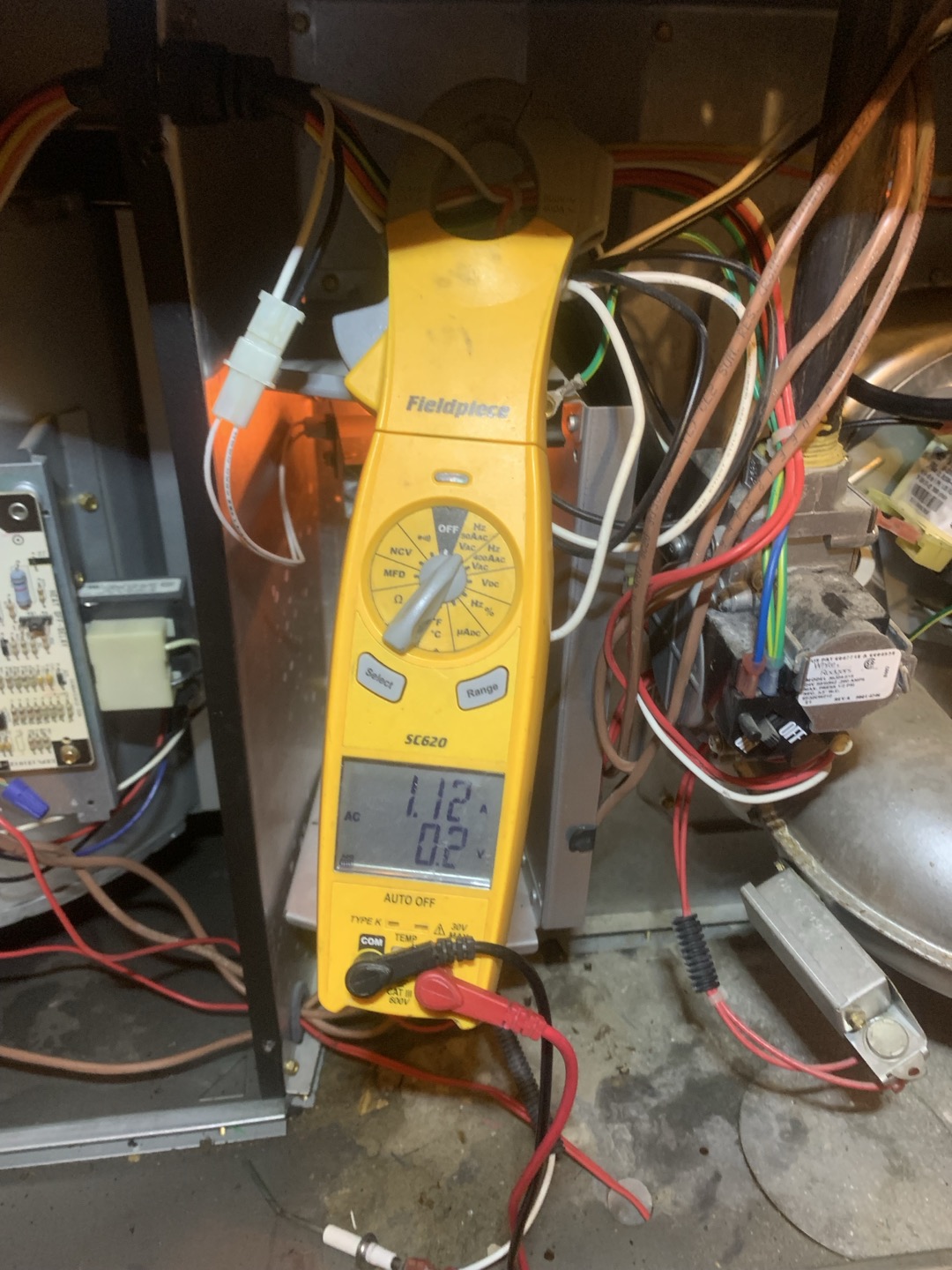  1. Visually inspected condenser coil for debris/ dirty.
2. Inspected condenser fan motor.
3. Inspected condenser fan blades.
4. Inspected/ cleaned wiring connections.
5. Tested for gas leaks
6. Tested functionality and cleaned flame sensor
7. Tested functionality and cleaned pressure switches and ports
8. Inspected / replaced return filter.
9. Inspected return plenum for debris/ dirty.
10. Inspected evaporator coil.
11. Tested functionality and visually inspected surface igniter
12. Checked blower amp draw.
13. Measured temperature differential from supply to return. 20 degrees measured.

Upon initial inspection, I smelled gas in the attic area. Upon further inspection, I found that the upstairs unit was leaking from the gas flex hose leading to the unit. Attempted to tighten the connection to no avail. Discussed option for getting this addressed today and homeowner approved work for gas flex hose replacement. Performed replacement and tested for leaks again and found none. Units in g