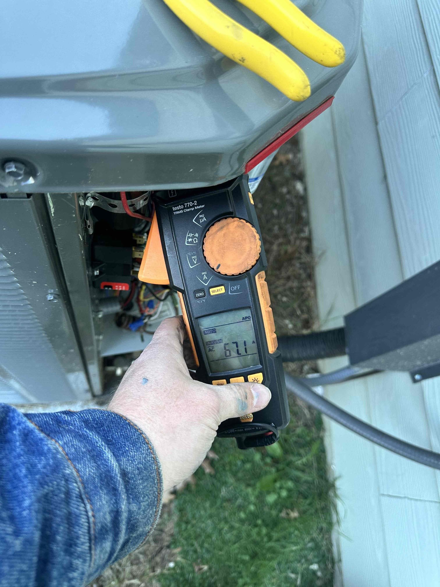 I performed a single system heating maintenance on a heat pump system. The indoor is from 2021 and the outdoor is from 2024. I checked amps, capacitors, filter, electrical, cleanliness, and safeties. I discovered the capacitor is beginning to lose its charge. I provided an option to address it now before it gets worse. System has surge protection, hard start kit, u/v stick, and Apco-x. System is heating upon departure.