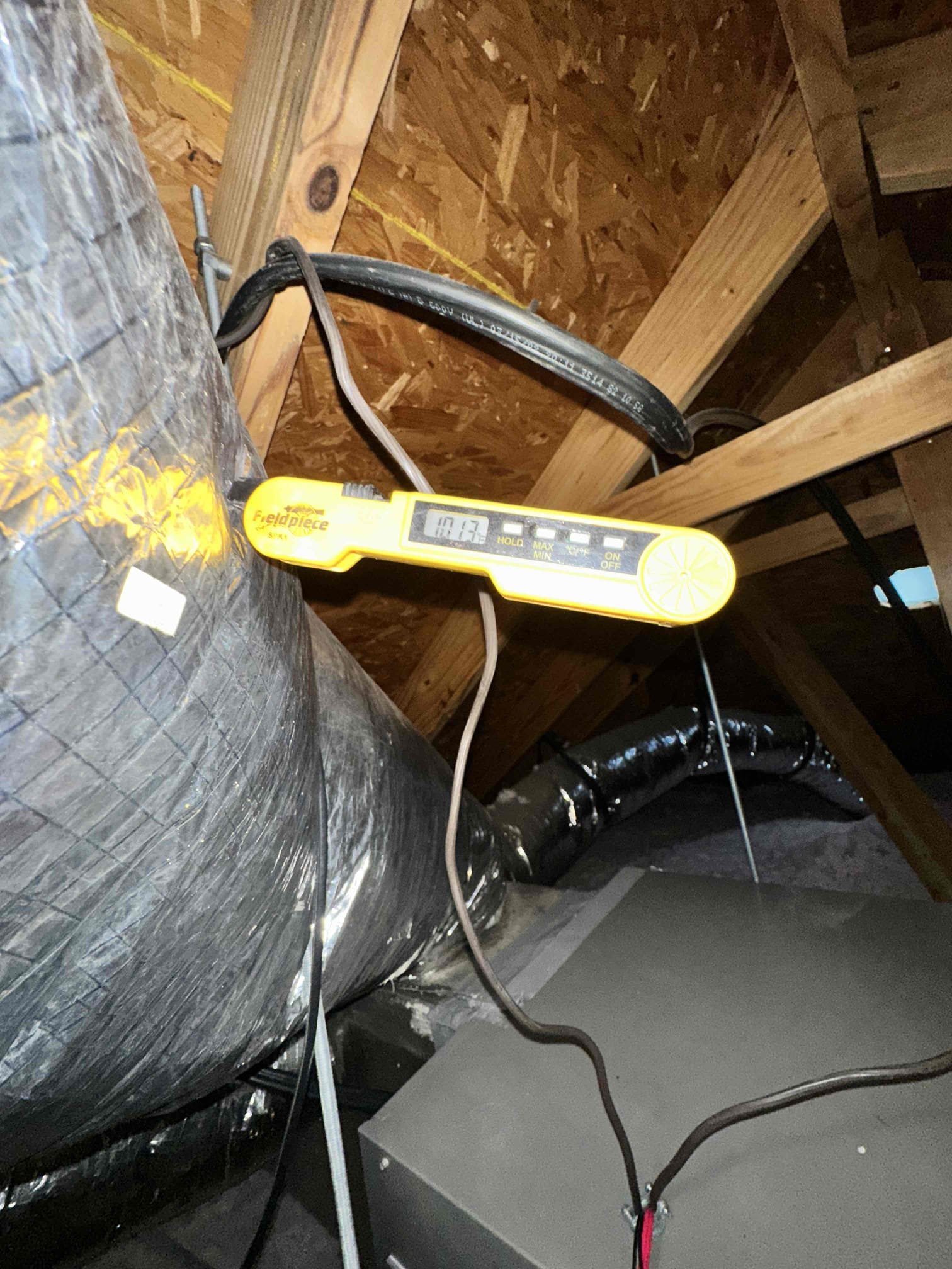 I performed a complimentary heating check-up on 2 systems. I discovered that the lennox system needs a hard start due to pulling 67/71 amps on start up. I observed that neither system has surge protection. I would highly advise that at least one be put on the carrier system. The unit is a carrier infinity and has a big control board in the outdoor unit. These boards are susceptible to surge damage. Units are heating upon departure. 