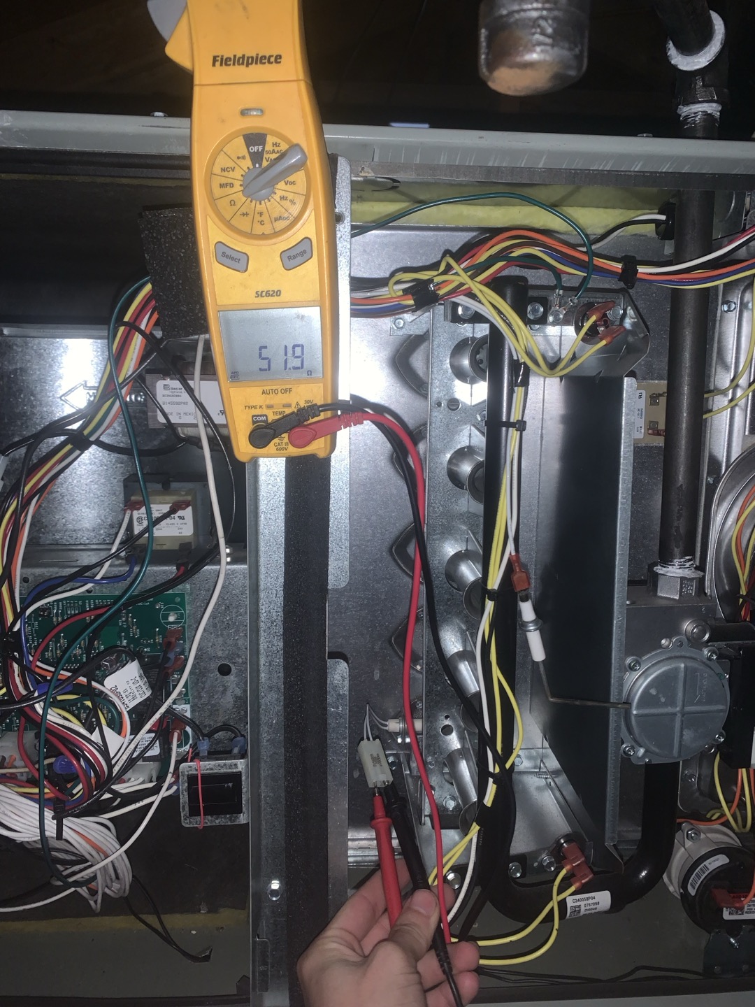  1. Visually inspected condenser coil for debris/ dirty.
2. Inspected condenser fan motor.
3. Inspected condenser fan blades.
4. Inspected/ cleaned wiring connections.
5. Tested for gas leaks
6. Tested functionality and cleaned flame sensor
7. Tested functionality and cleaned pressure switches and ports
8. Inspected / replaced return filter.
9. Inspected return plenum for debris/ dirty.
10. Inspected evaporator coil.
11. Tested functionality and visually inspected surface igniter
12. Checked blower amp draw.
13. Measured temperature differential from supply to return. 20 degrees measured.

Air report came back measuring moderate levels of particular matter. I also noticed a decent amount of dust in the return Plenum. I also noticed that there was no surge protection on either unit. Left some suggestions to help get the most out of the equipment. #1 cleaning out the Plenum of dust. #2 installing an air scrubber to ionize particles in the air to reduce the amount of dust particular matte