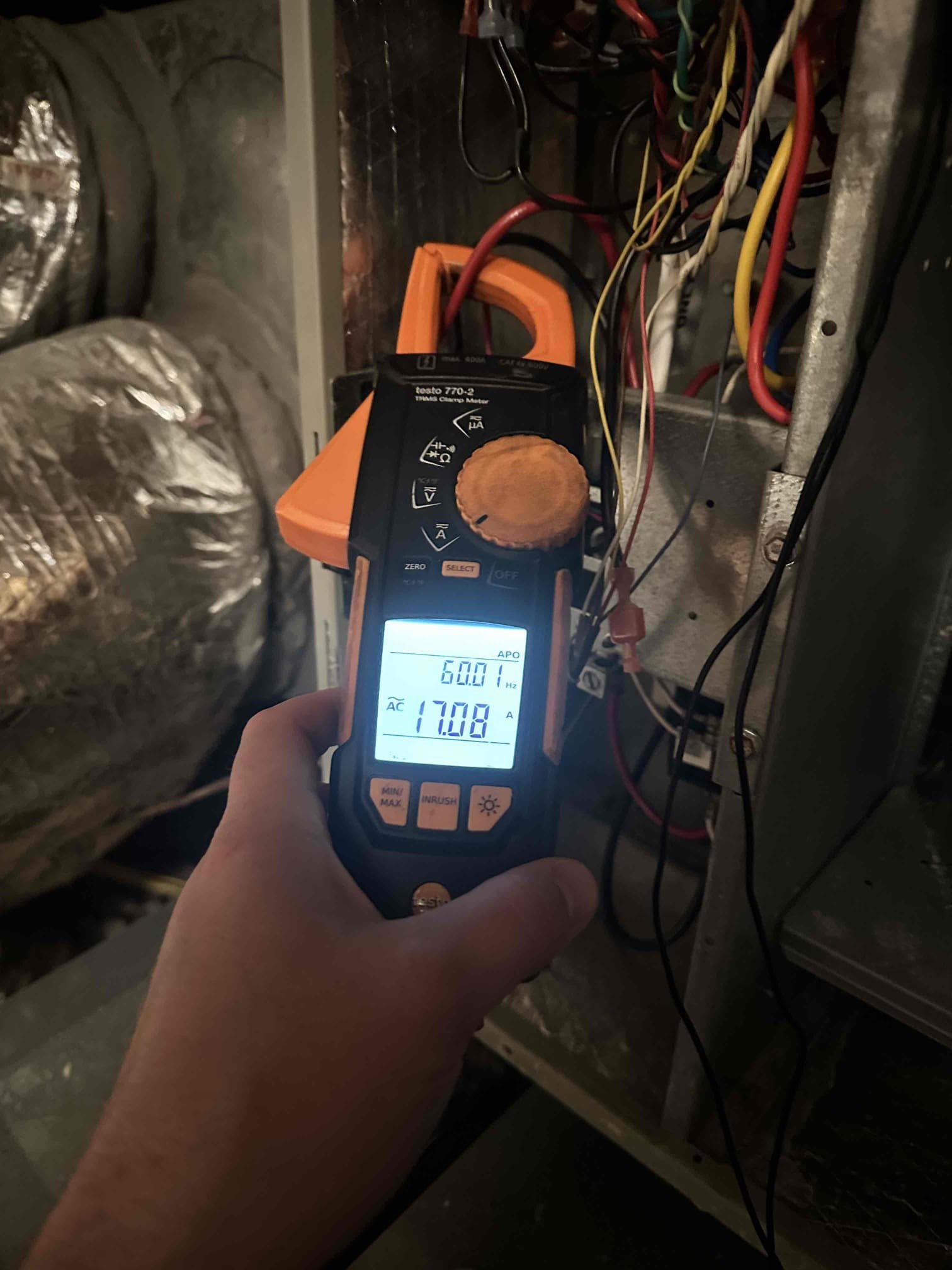 I performed a single heating maintenance on a 2018 heat pump system. I thoroughly examined the electrical, cleanliness, filter, and safeties. I spoke with the homeowner about preventative options the need to be addressed. The evaporator coil is oxidized resulting in a higher cost to operate the system, the compressor is amping at 90% of its allotted capacity and will cause irreversible damage to the internals, the ducts are in need of cleaning, and we highly advise adding surge protection to the inside and outdoor equipment. 
