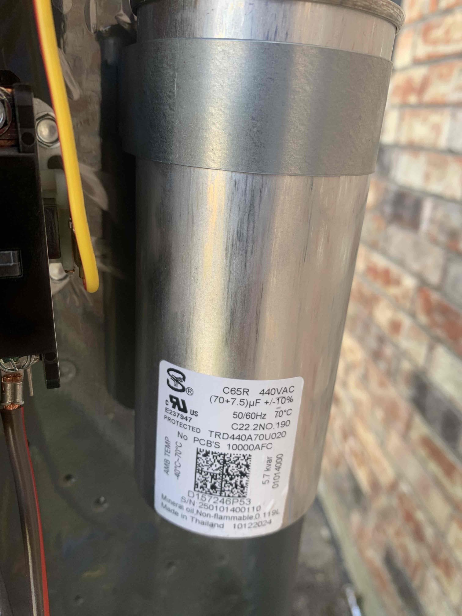 Performed a complete heating system maintenance and inspection. 2025 Gas system.

Inspected and tested all electrical components and safety controls on the indoor unit; all components tested within manufacturer specifications.


Verified system temperatures: return air temperature measured at 73°F; supply air temperature measured at 116°F and rising.

Confirmed air filter was recently replaced by client; filter size is 20” x 25” x 4”. Provided estimate to have Aprilaire upgrade box installed for better filtration in the home. 

I visually inspected the outdoor unit, 
The outdoor unit was in good condition. Provided estimate to have surge protection installed.

Confirmed system was operating properly and heating upon departure.