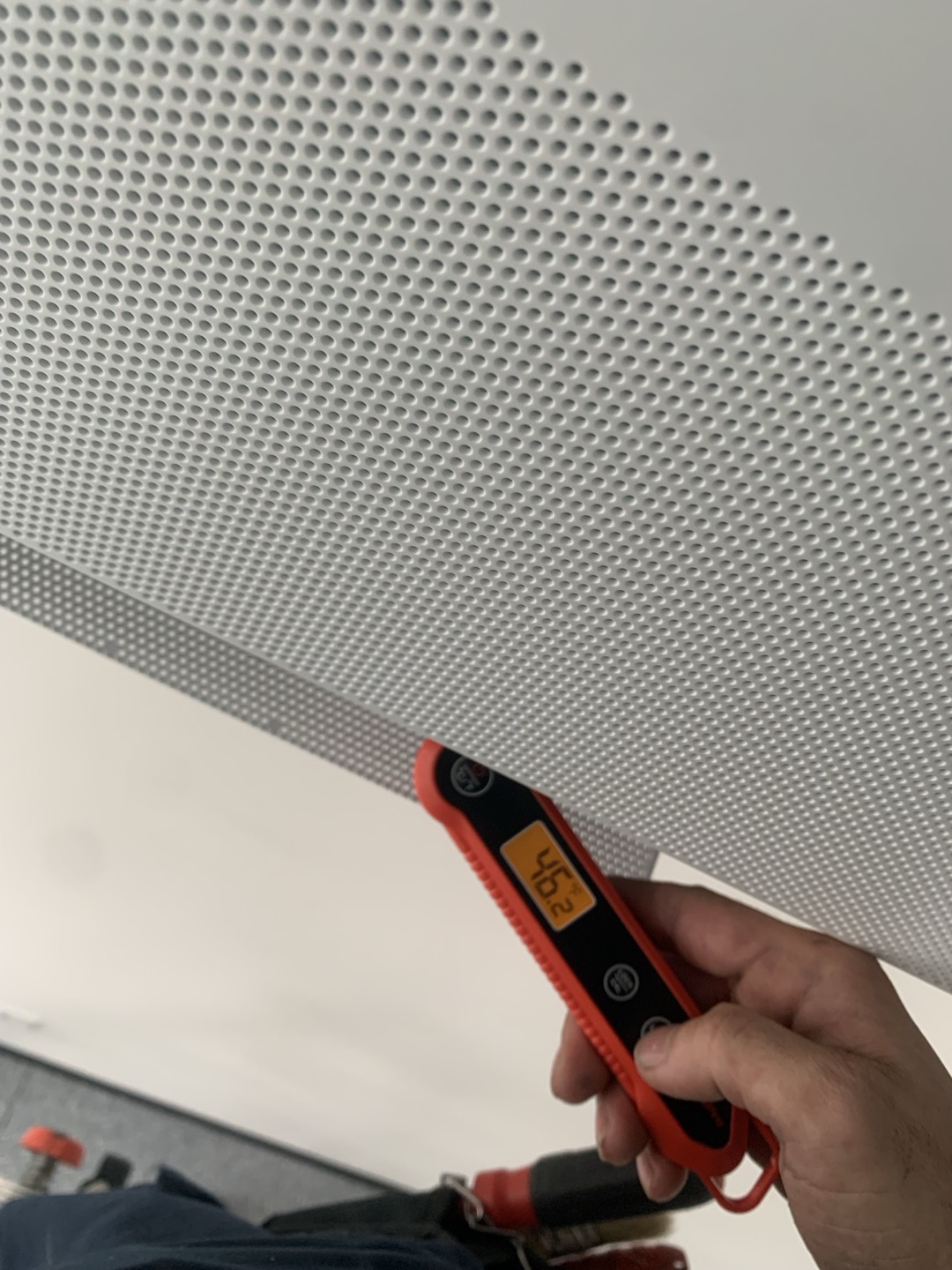  Arrived on site for QC visit on 3 mini splits and one conventional. System is level all wiring is good no error codes. Getting over 20 degree temp split. Drain line is draining at this time. System is clean and operating as designed. Outside unit is level all electrical components are good and tight. All components are operating as designed. Pressures were within manufacturer specifications. Tested normal heating operation.

Had some issues with the pipe sizing programming on the building with 2 head mini split . Reprogrammed unit while holding ODT sensor was successful and units began to run without issue.