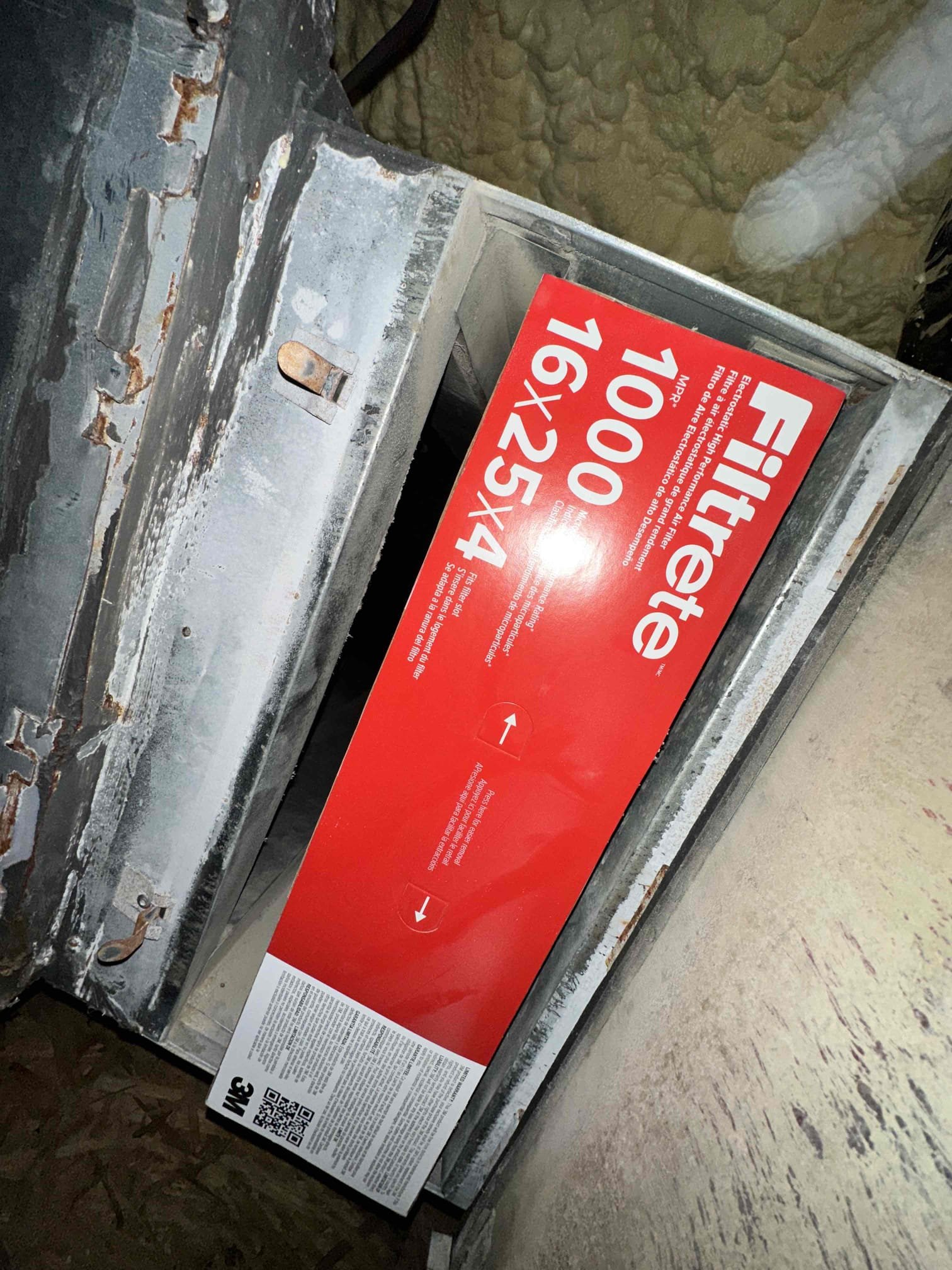 Upon arrival, I found the thermostat blank. I went into the attic and discovered no power in the furnace. I proceeded to the main electrical panel and located a tripped breaker. I reset it and found that the switch in the attic was off. I turned it on and got power back in the unit. Customer needs to replace 16x25x4 filter. I cycled the heating 2 times and ensured it was going to work and satisfy the temperature demand. Customer is unaware of when the issue happened. From what I can deduce, is that the flue likely got blocked by ice and tripped the system. System is heating inside of manufacture specifications upon departure. 