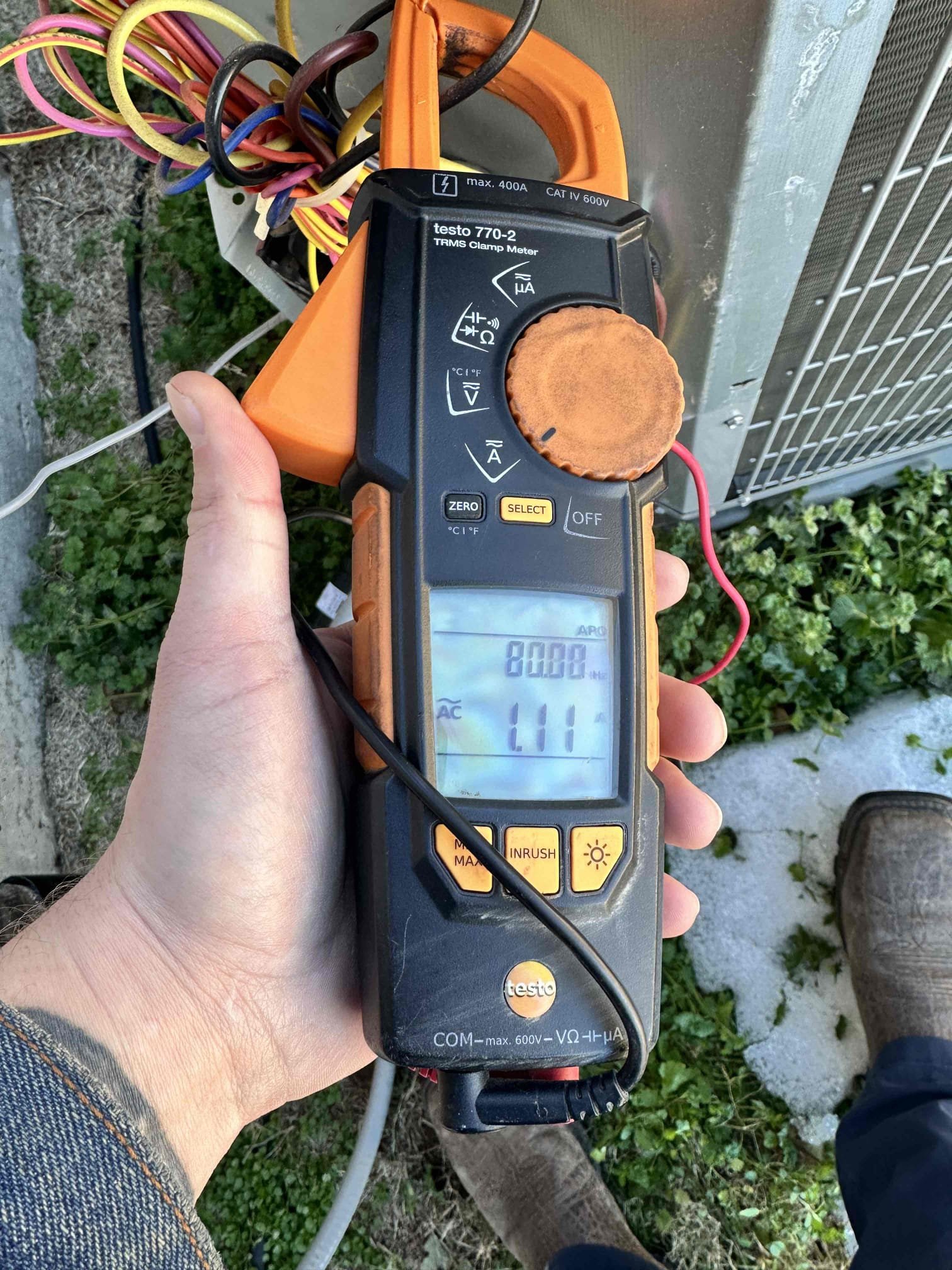 I performed a single heating maintenance on a 2023 heat pump system. I checked amps, capacitor, filter, electrical, cleanliness, and safeties. During my thorough evaluation, I came across a couple of notable concerns. I observed that the indoor unit is free of growth with 0 preventatives to keep it that way. Airhandlers are prone to growth formations as early as the first year of install reducing air quality and straining the system. The outdoor capacitor is reading on the bottom edge of the rating ranged and in the process of failing. The outdoor unit sits at a slope. This causes the oil in the compressor to not return to the correct places. With it doing that, it causes hot spots resulting in irreversible damage. I provided pricing to address these issues at the time of service.