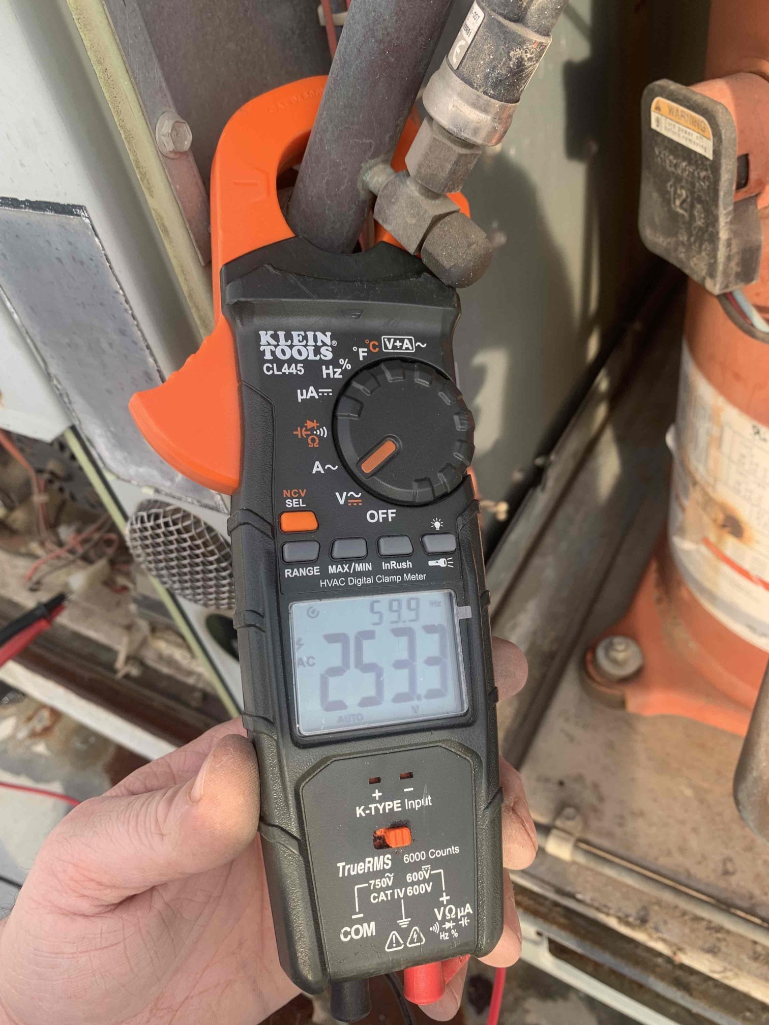 Upon on arrival client stated ac wasn’t working, provided a call for cooling, everything on the ac side was working within manufacturer specifications. I tested the heating side to make sure it was working . I found that the inducer motor was out, not allowing the sequence of operations to work properly. Will provide estimates for having motor replace and full system replacement. 