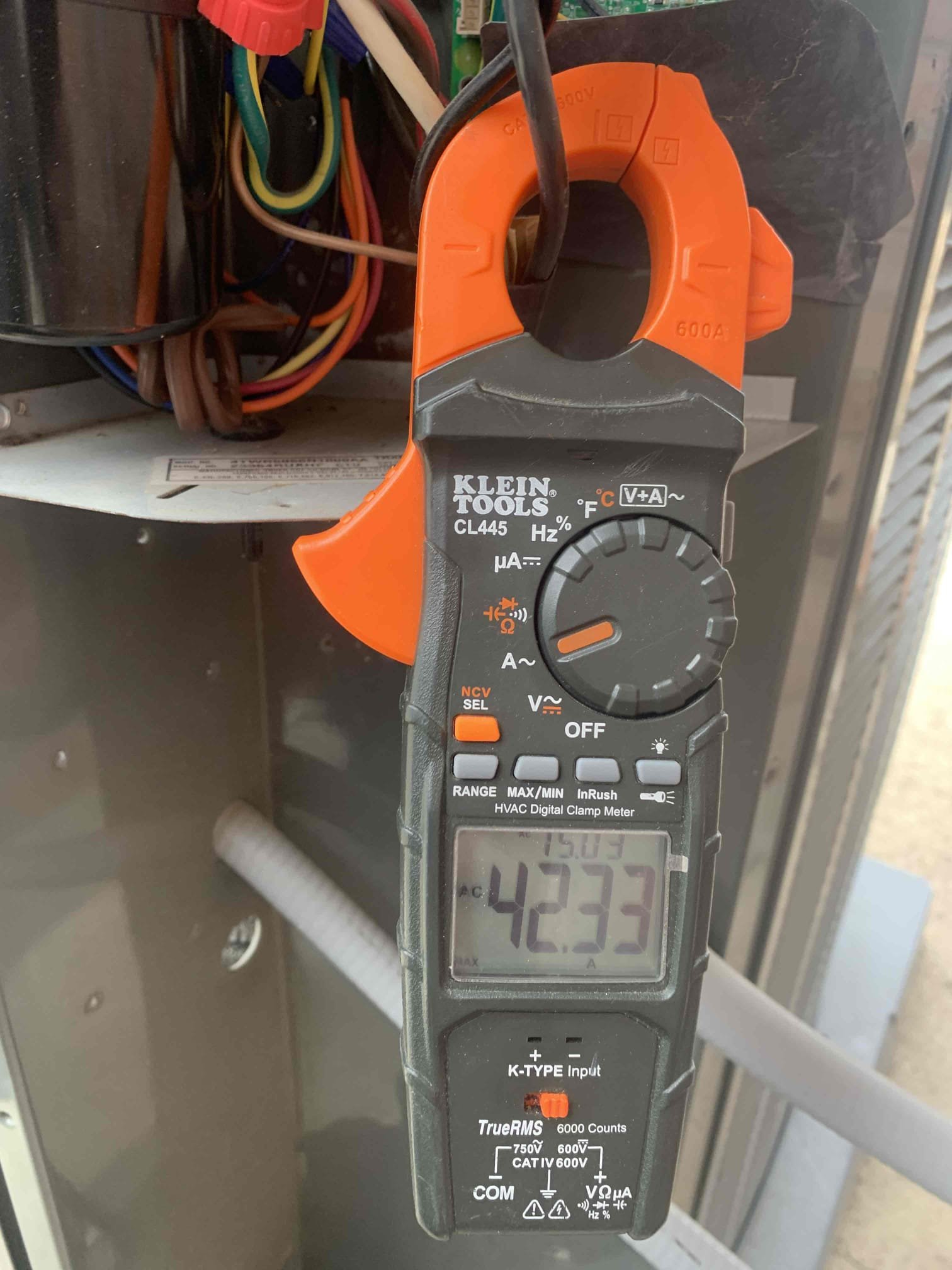 Preformed a single system heating maintenance on a 2023 dual fuel system. I tested all electrical components and safeties on the inside unit. All tested within manufacturer specifications. Client had already changed the filters. I proceeded outside where I tested all electrical components, along with the run and start amps of the compressor. All tested within manufacturer specifications. The only thing I did notice was the condenser could benefit from a chemical deep cleaning, also I notice the unit didn’t have any type of surge protection on it. Provided estimates to have these things taken care of. Unit was in good working order upon departure