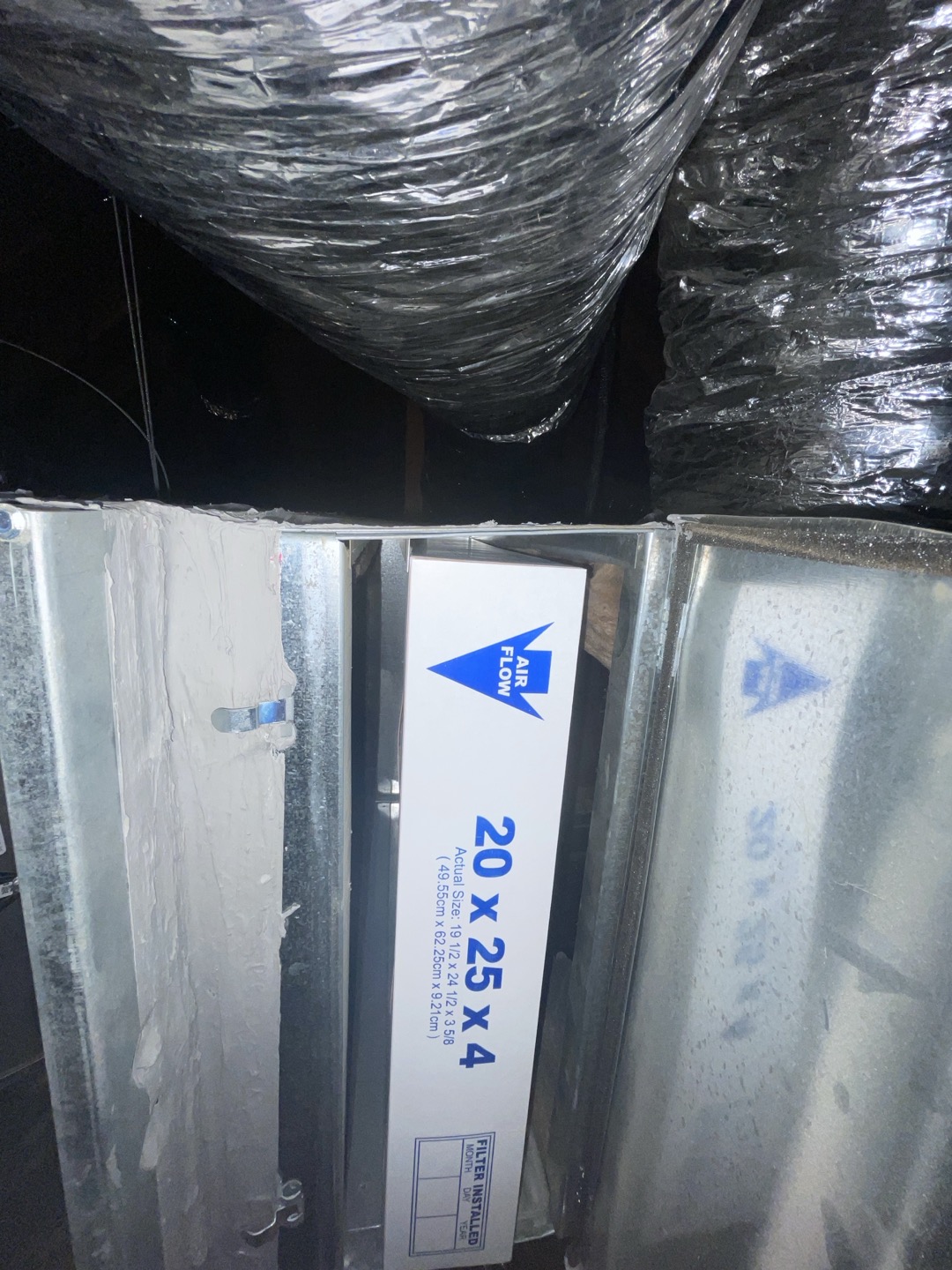  1. Visually inspected condenser coil for debris/ dirty.
2. Inspected condenser fan motor.
3. Inspected condenser fan blades.
4. Inspected/ cleaned wiring connections.
5. Tested for gas leaks
6. Tested functionality and cleaned flame sensor
7. Tested functionality and cleaned pressure switches and ports
8. Inspected / replaced return filter.
9. Inspected return plenum for debris/ dirty.
10. Inspected evaporator coil.
11. Tested functionality and visually inspected surface igniter
12. Checked blower amp draw.
13. Measured temperature differential from supply to return. 20 degrees measured.
14. Drain line tested with gallon of water for clogs and to push anything trying to solidify out

Found failed capacitor on upstairs unit condenser. Capacitor is required to make the compressor run properly. Also noticed a decent amount of dust and debris in the upstairs condenser coil. This will cause additional stress on the unit and reduce efficiency of the unit. Last visit Matt had diagnosed high 