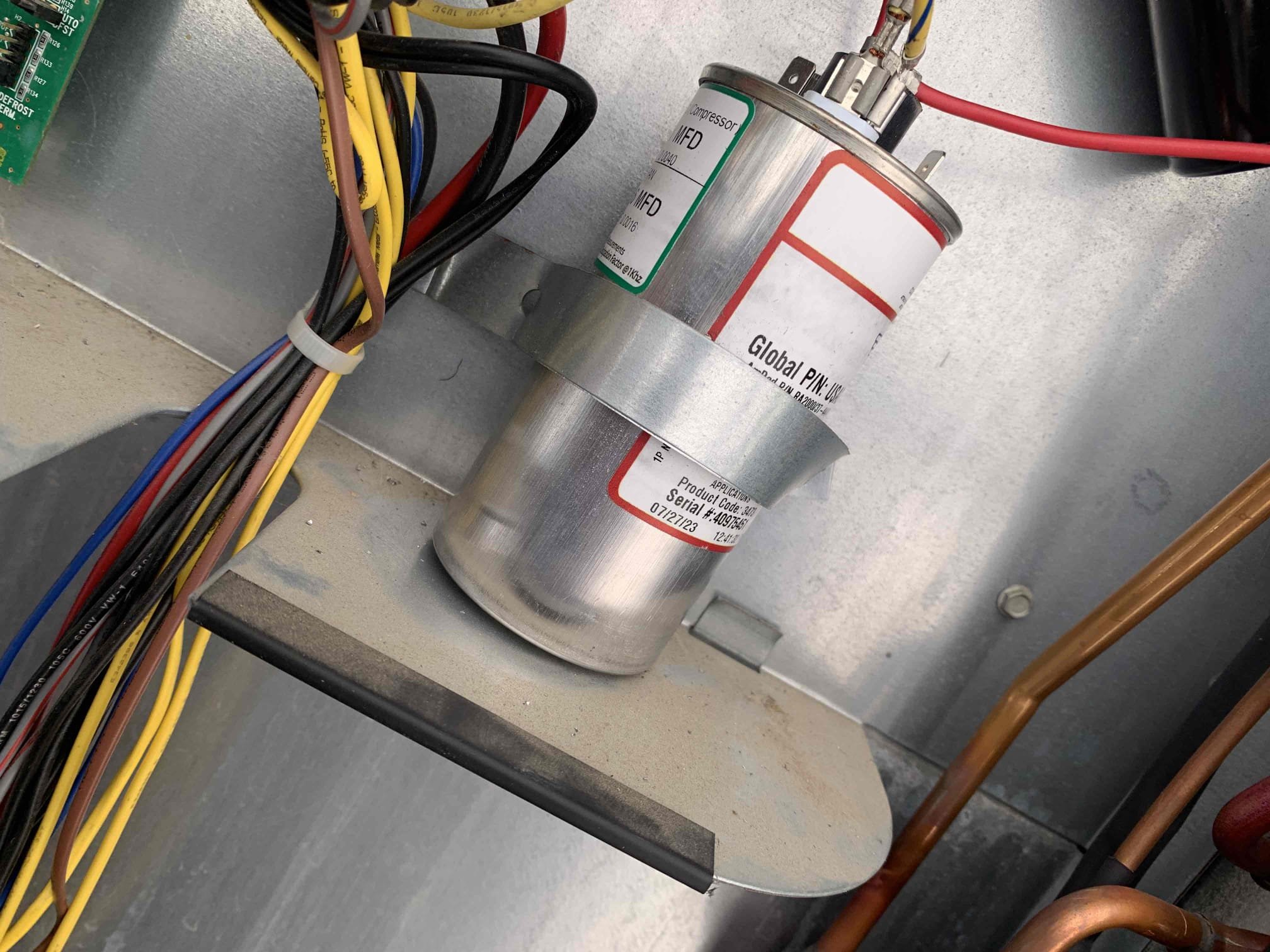 Preformed single system maintenance on a 2022 Lennox heat pump. I tested all electrical components on the inside unit. All tested within manufacturer specifications. I changed the filters for the client 20x25x4. I proceeded outside where I tested all electrical components, run and start amps. I found that the compressor start amps are drawing over 100amps and the capacitor is failing at 36/40 microfarads. Also the Contactor is testing at 18ohms which is on the high end of the manufacturer specifications. I provided an estimate to have all of the concerns addressed and by installing these new components, plus the hard start kit it can help provide a longer life of the unit. 
-Contactor
- warranty capacitor 40+5
- 5-2-1 Hard Start Kit