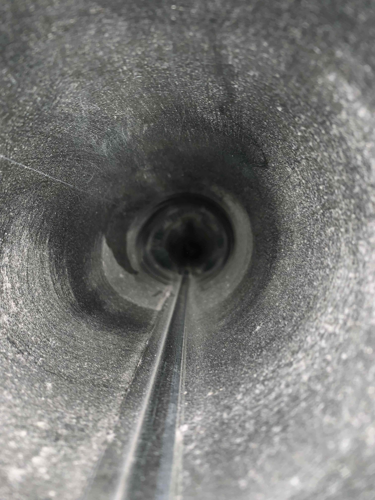 Preformed dryer vent cleaning. 