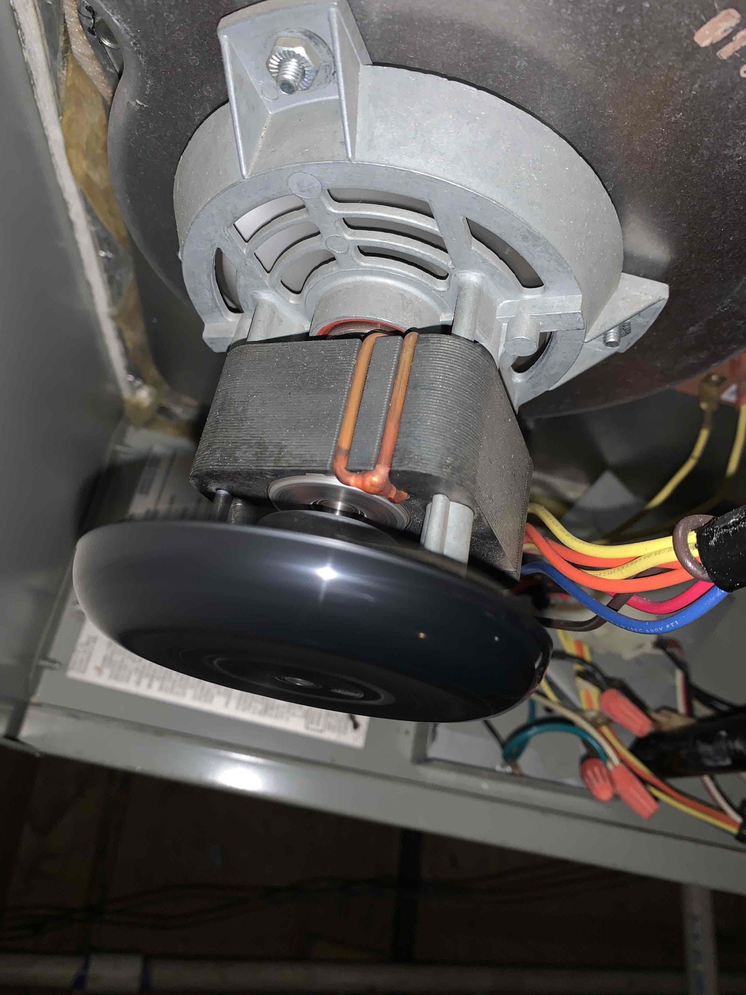 Preformed single system maintenance on a 2009 Trane furnace. I tested all electrical components and safeties. They all tested within manufacturer specifications. I tested the drain lines I noticed  they are draining extremely slow. Also I noticed the blower and ducts were extremely dusty as well. I proceeded to the outside unit where I visually inspected the unit for cleanliness. I noticed that the condenser coil could benefit from a deep cleaning. Also the unit isn’t protected by any type of surge protection. Unit was heating upon departure.