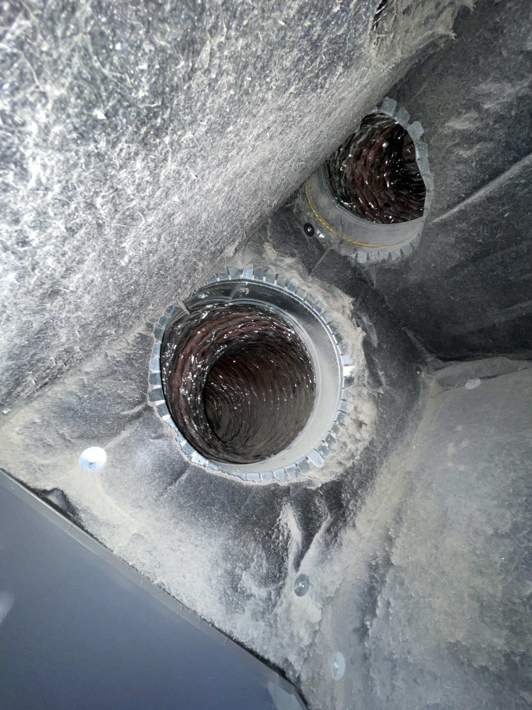  1. Visually inspected condenser coil for debris/ dirty.
2. Inspected condenser fan motor.
3. Inspected condenser fan blades.
4. Inspected/ cleaned wiring connections.
5. Tested for gas leaks
6. Tested functionality and cleaned flame sensor
7. Tested functionality and cleaned pressure switches and ports
8. Inspected / replaced return filter.
9. Inspected return plenum for debris/ dirty.
10. Inspected evaporator coil.
11. Tested functionality and visually inspected surface igniter
12. Checked blower amp draw.
13. Measured temperature differential from supply to return. 20 degrees measured.
14.Drain line tested with gallon of water for clogs and to push anything trying to solidify out


Found large amount of dust in return plenum and a decent bit of dust on the blower wheel. Since I am seeing this much dust on the blower wheel it is inevitable that the evaporator coil is just as dirty since they are both after the filter. Upon proceeding to the outdoor unit I noticed that the outdoor uni