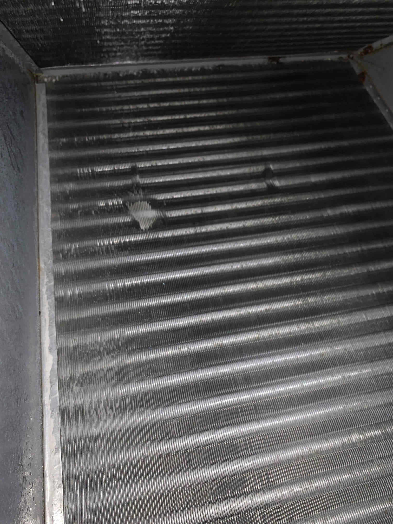 Came out for duct cleaning estimate. Found the system could benefit from having a full system cleaning done. Client elected to have evaporator coil cleaned today. Cleaned coil and presented before and after photos. 