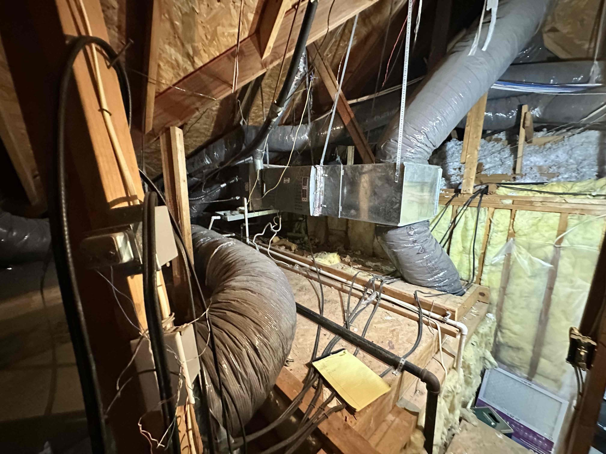 Frisco, TX - Upon arrival, I spoke with the homeowner about what he was looking for out of today’s second opinion visit. He spoke about issues that another company informed him out. I began investigating the customer concerns. There are a reasonable amount of issues I seen with these systems. There are cases of the indoor coil being a different size than the outdoor unit. One of the furnaces is from 1997. The older furnaces has a design flaw that will not allow someone to safely replace the blower motor. The inducer motor is not performing as smoothly as it use to. There is wiring outside that is compromised. All of the electrical components outside are worn. Customer mentioned insulation for the areas that he has access to. Customer would like pricing on new equipment to be sent over. According to outdoor data tags the equipment is: Downstairs - 4 ton(2010) Master Bedroom - 2 ton (1997 furnace 2013 outdoor) and Upstairs 3ton (2015). All of the equipment is gas. 